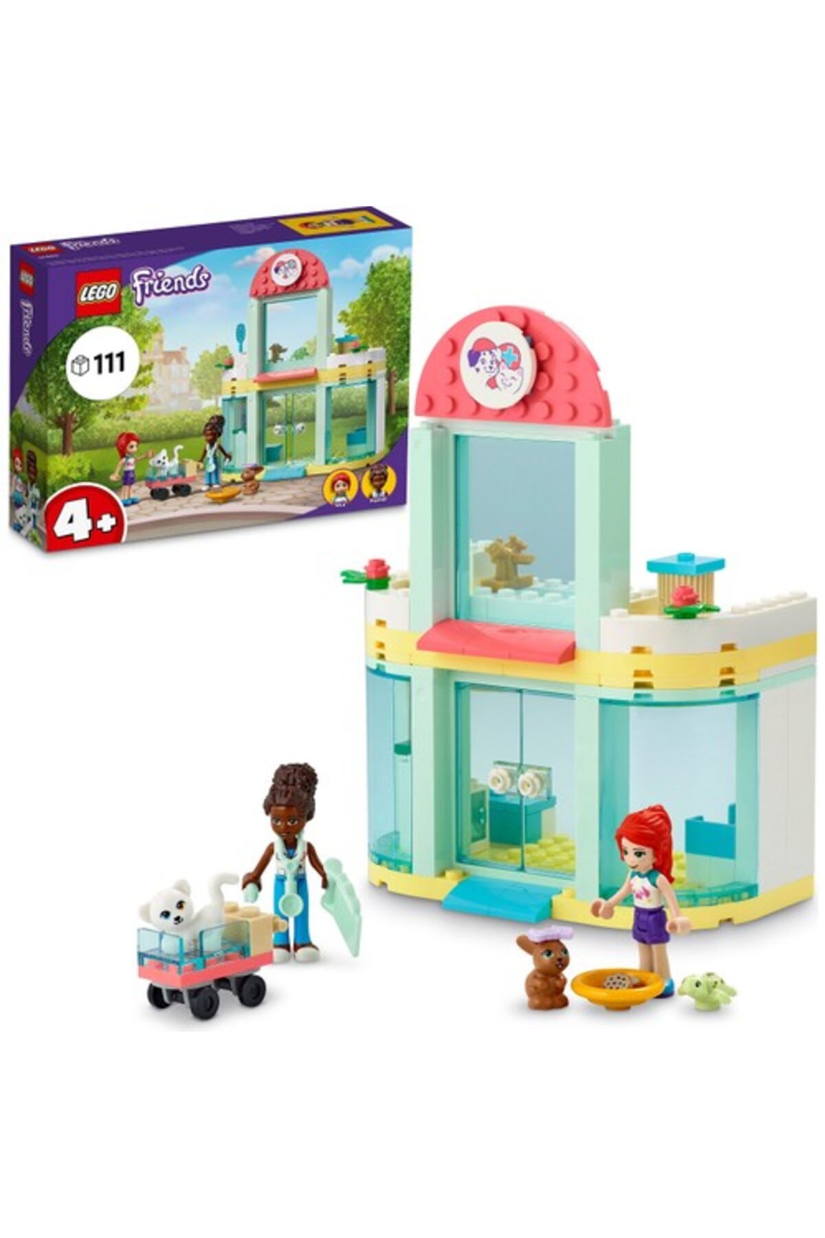 لگو و اسباب بازی های ساخت محور کلینیک حیوانات خانگی 111 قطعه + 6 سال از ترکیه LEGO
