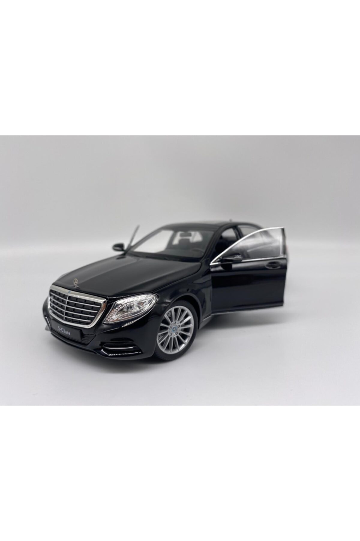 مدل خودرو 1:24 ماشین مرسدس بنز S CLASS مشکی DIECAST SCALE اورجینال WELLY