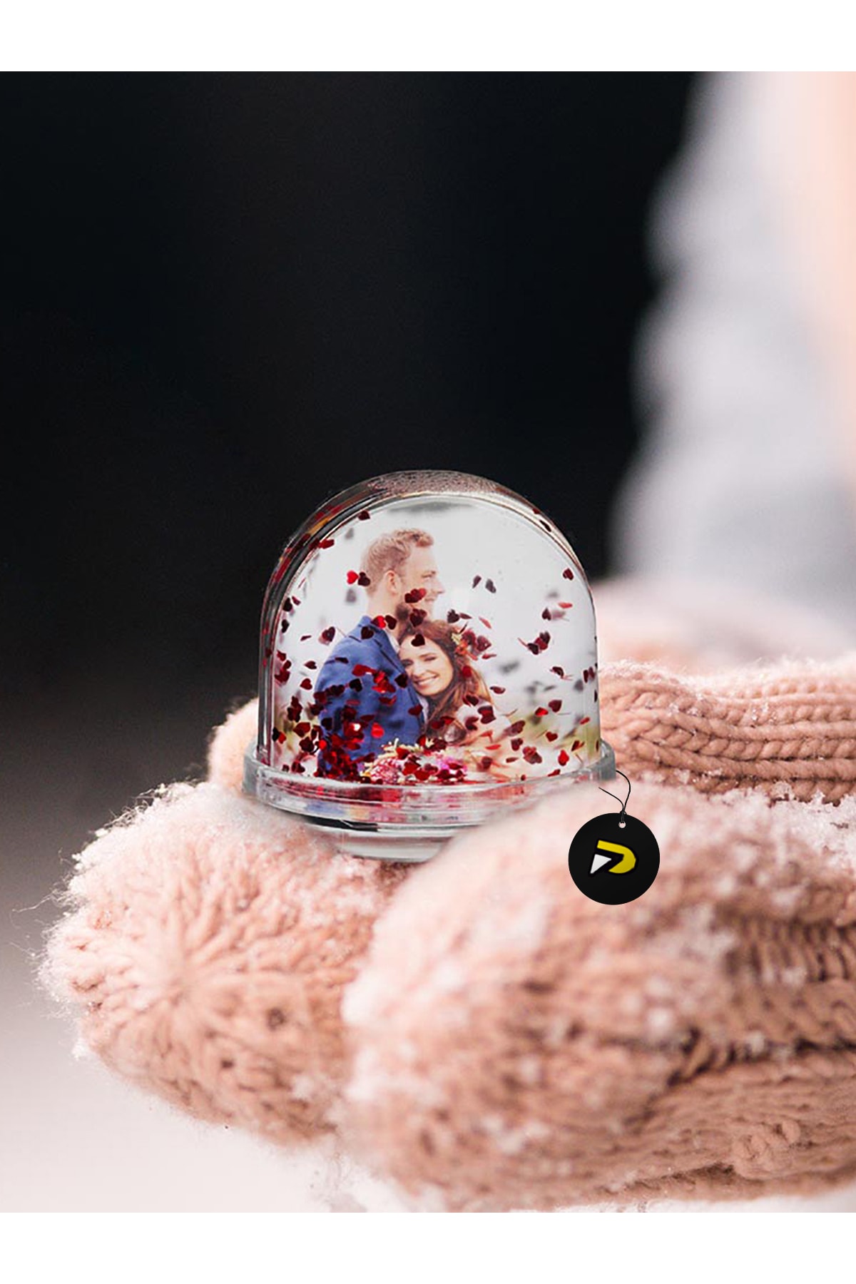 گوی برفی SNOW GLOBE با عکس سال نو هدیه از ترکیه Postermanya