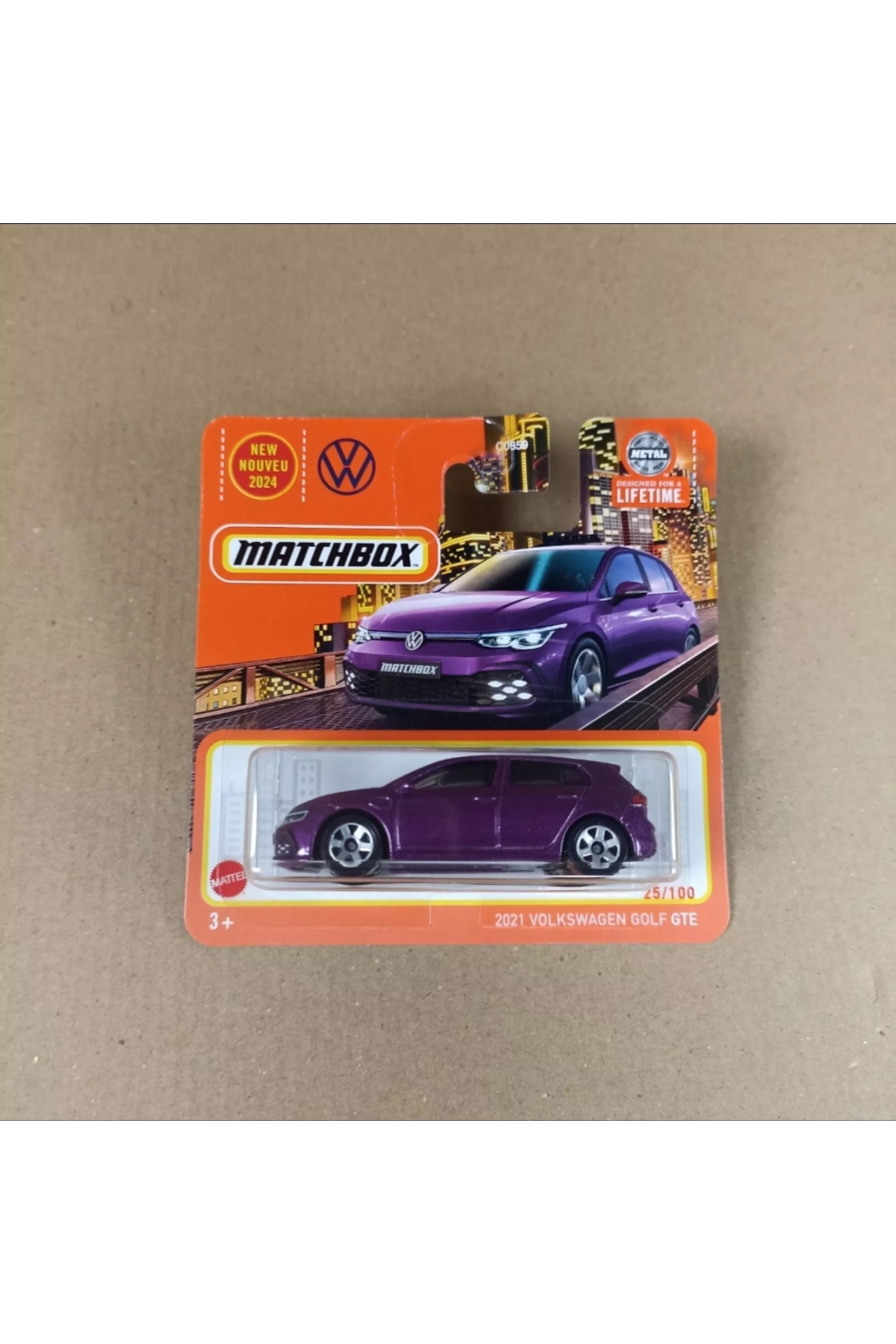 ماشین اسباب بازی MATCHBOX 2021 1 64 VOLKSWAGEN GOLF GTE PURPLE TOY MODEL COLLECTION هات ویلز اورجینال HOT WHEELS