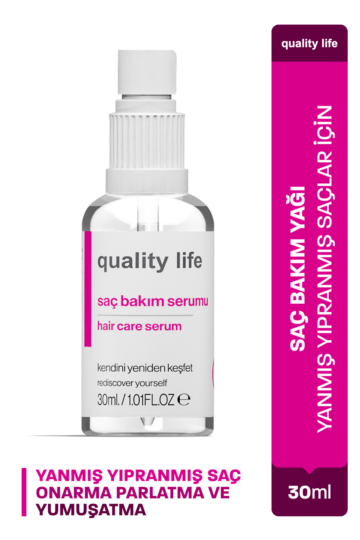سرم و روغن مو مردانه زنانه مراقبت از آرگان کراتین سوخته شده Quality Life