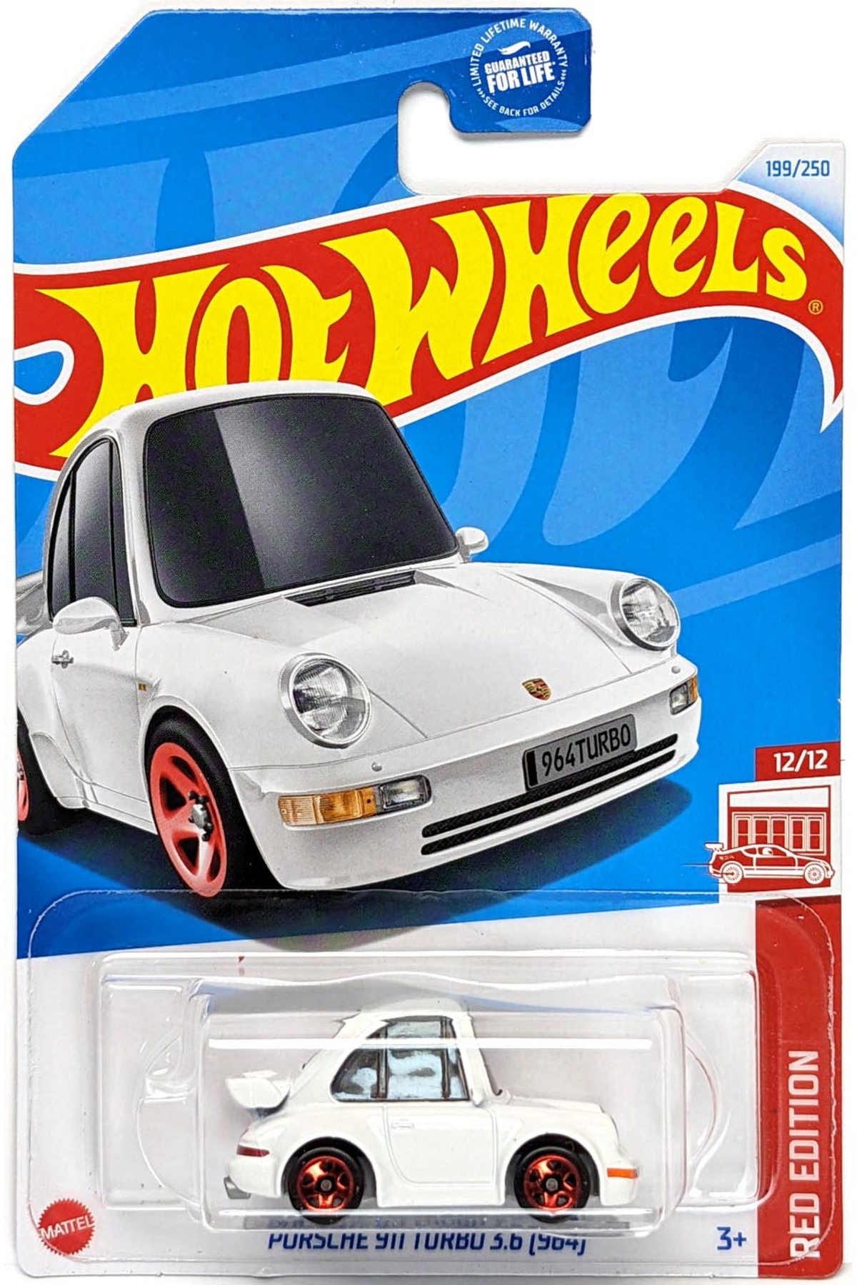 ماشین اسباب بازی پورشه 911 توربو 3.6 964 از ترکیه HOT WHEELS
