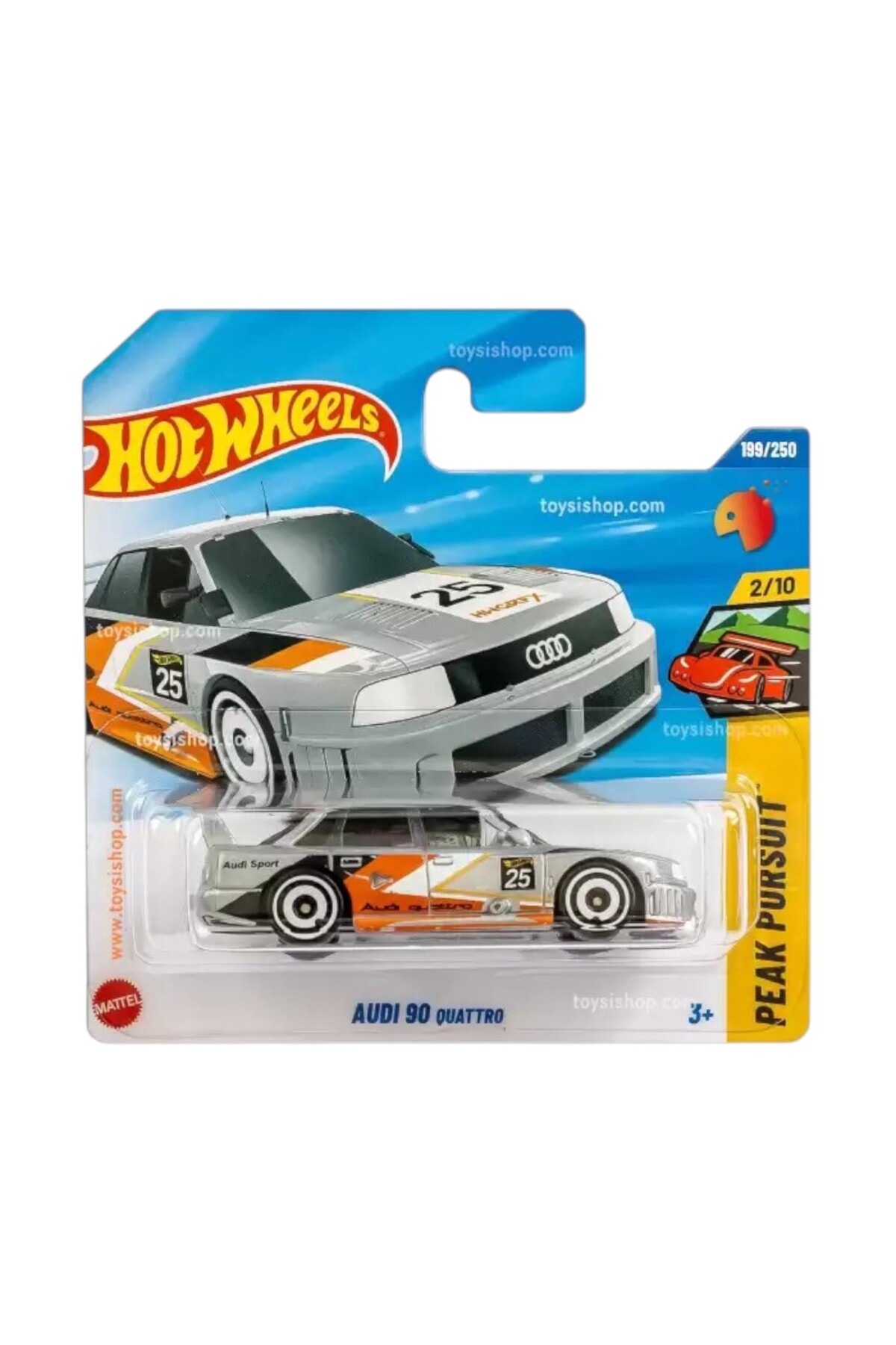 ماشین اسباب بازی AUDI 90 QUATTRO PEAK PURSUIT JB20 هات ویلز اورجینال HOT WHEELS