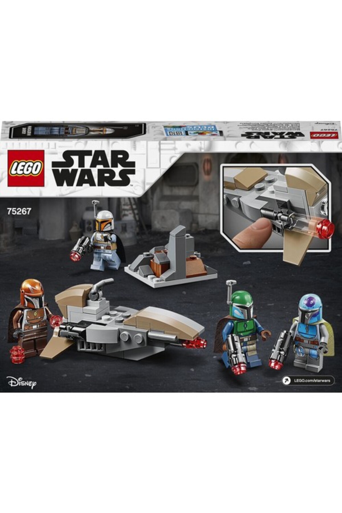لگو و اسباب بازی های ساخت محور بسته نبرد MANDALORIAN WARS 75267 STAR از ترکیه LEGO