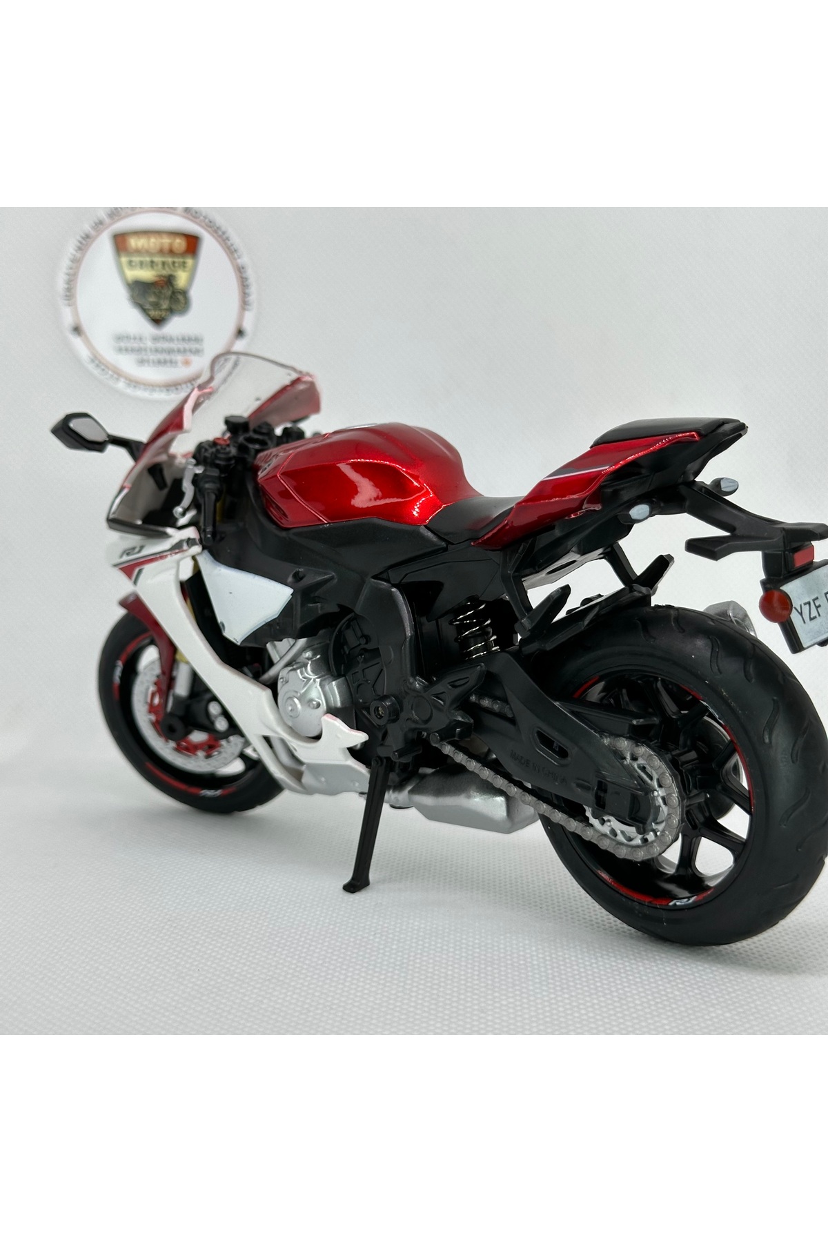 مدل خودرو موتورسیکلت یاماها YZF R1 1:12 DIECAST – خودروی کلکسیونر فلزی دارای مجوز اورجینال Maisto Diecast