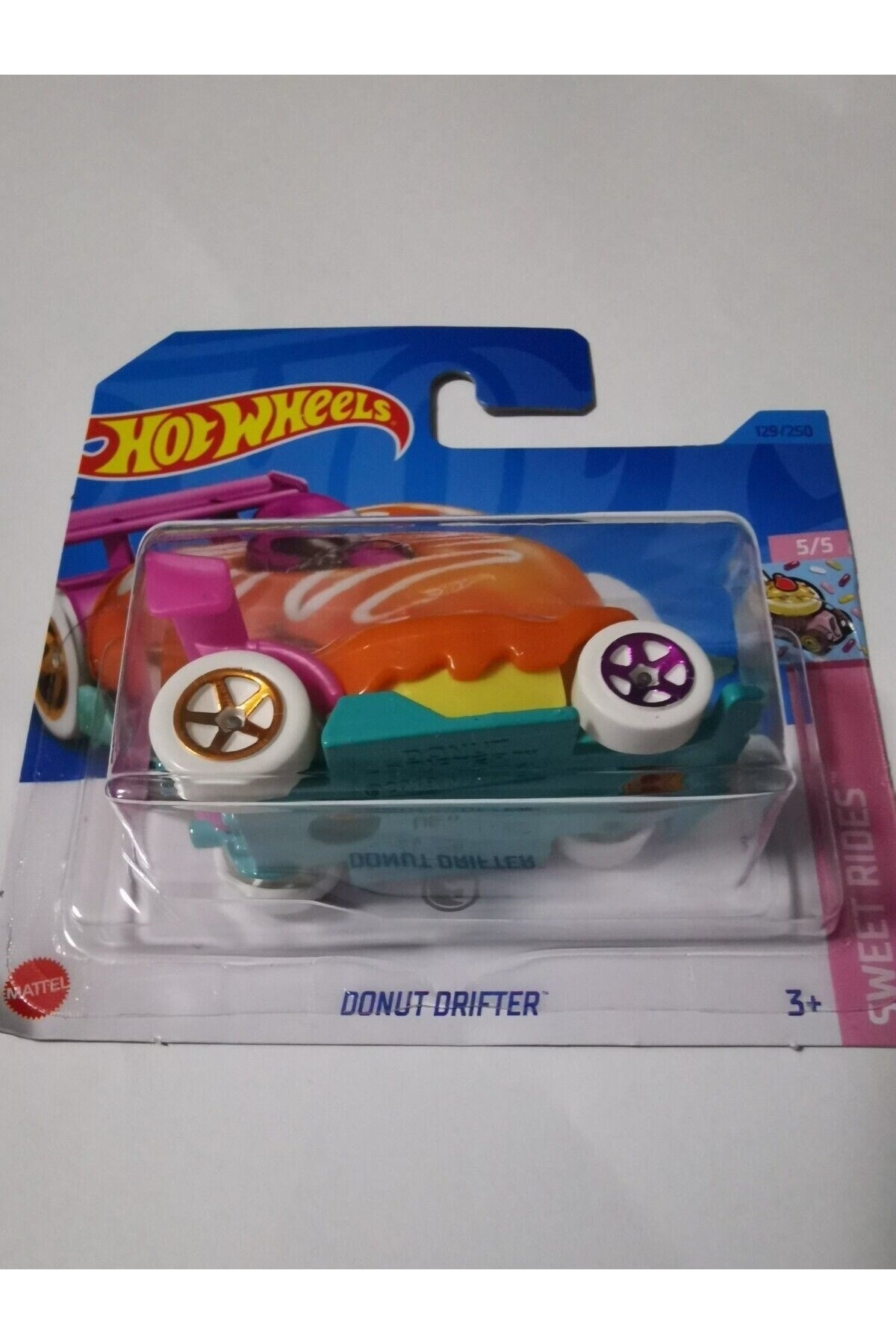 ماشین اسباب بازی TREASURE HUNT TH DONUT DRIFTER 2023 MODEL 1 64 SCALE HKK97 از ترکیه HOT WHEELS