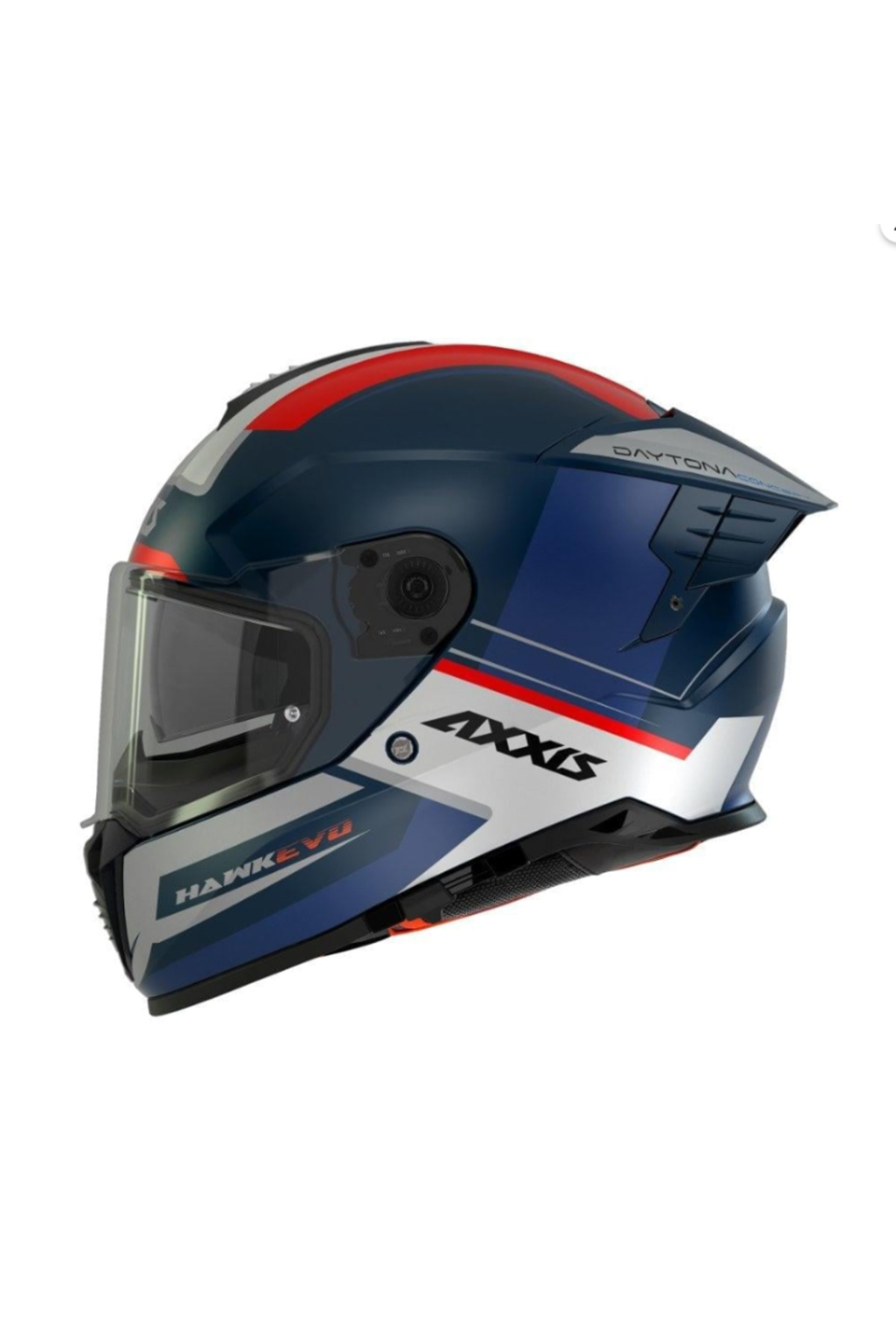 کلاه کاسکت موتورسیکلت ایمنی موتور سیکلت HAWK EVO DAYTONA C7 مات تمام صورت موتوری با آفتابگیر Axxis