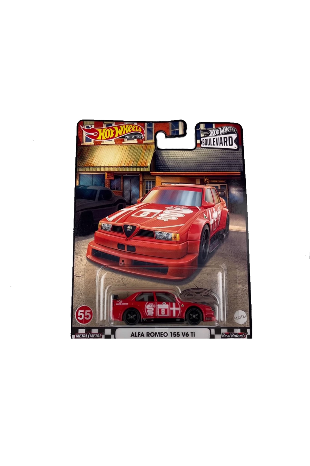 ماشین اسباب بازی مدل PREMIUM BOULEVARD ALFA ROMEO 155 V6 TI COLLECTION از ترکیه HOT WHEELS