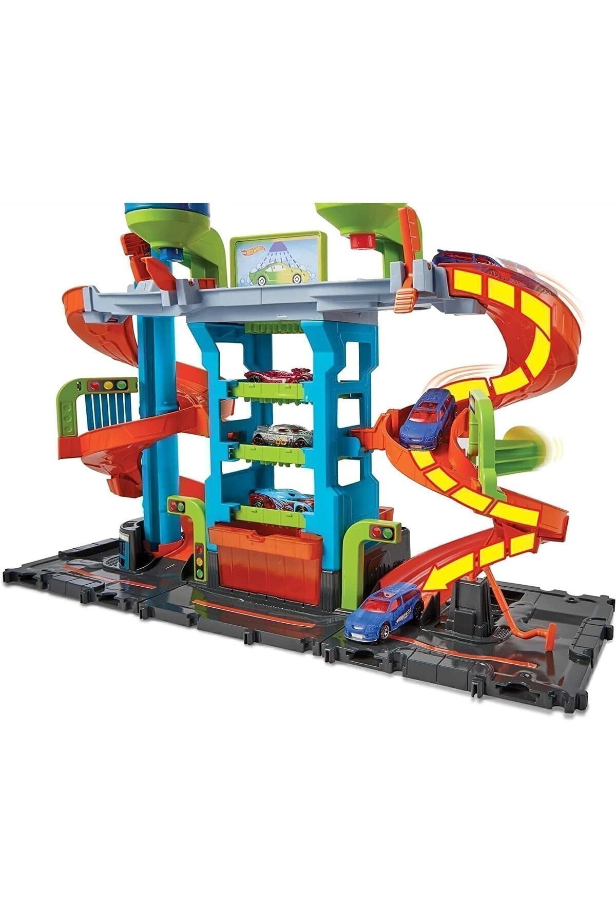 ماشین اسباب بازی مجموعه کارواش شهر غول پیکر و شهربازی از ترکیه HOT WHEELS