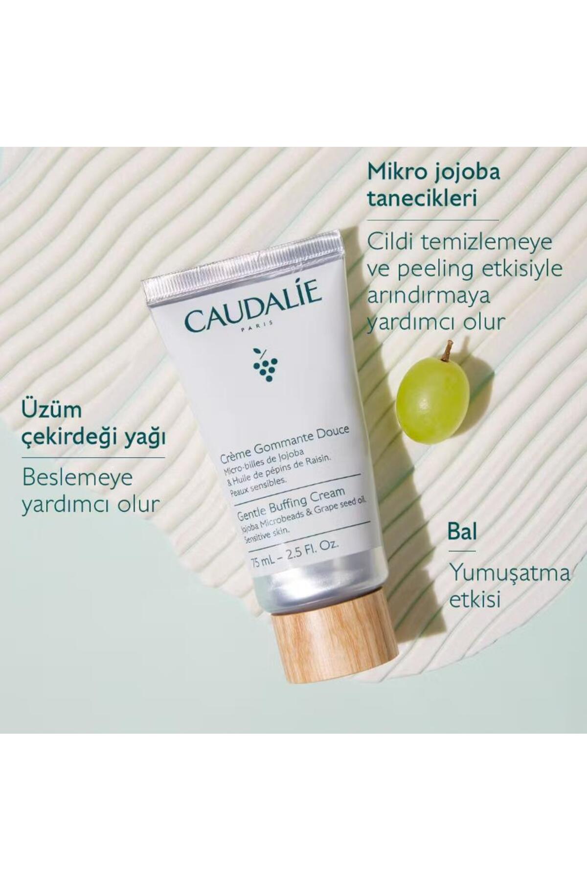 اسکراب صورت پوست تمیز کننده حساس 75 میل Caudalie