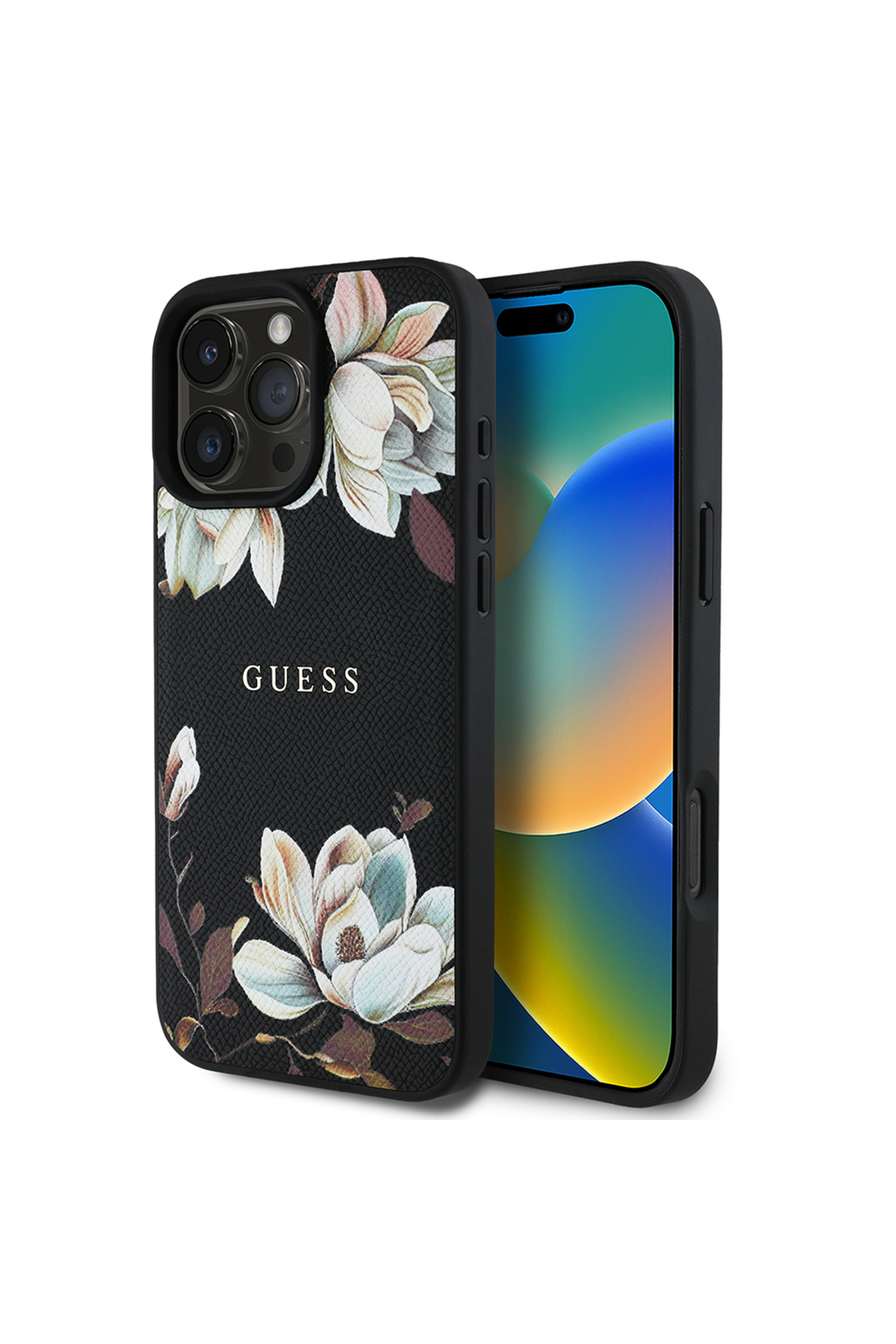 کاور و قاب GUESS CASE COMPATIBLE IPHONE 16 PRO دارای مجوز با ویژگی شارژ MAGSAFE اورجینال Guess
