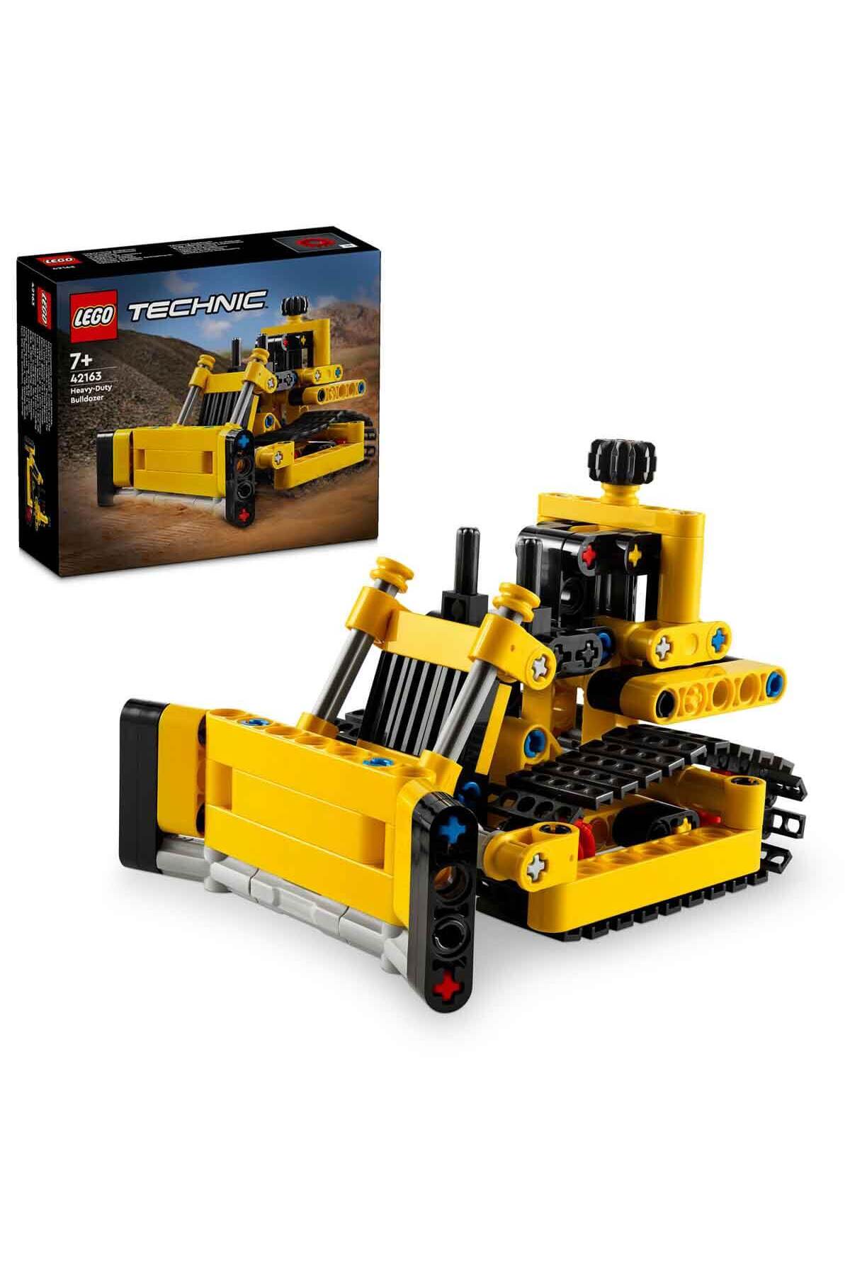 لگو و اسباب بازی های ساخت محور ® TECHNIC HEAVY DUTY BULDOZER 42163 شامل خودروی ساختمانی برای کودکان 7 سال به بالا اورجینال LEGO