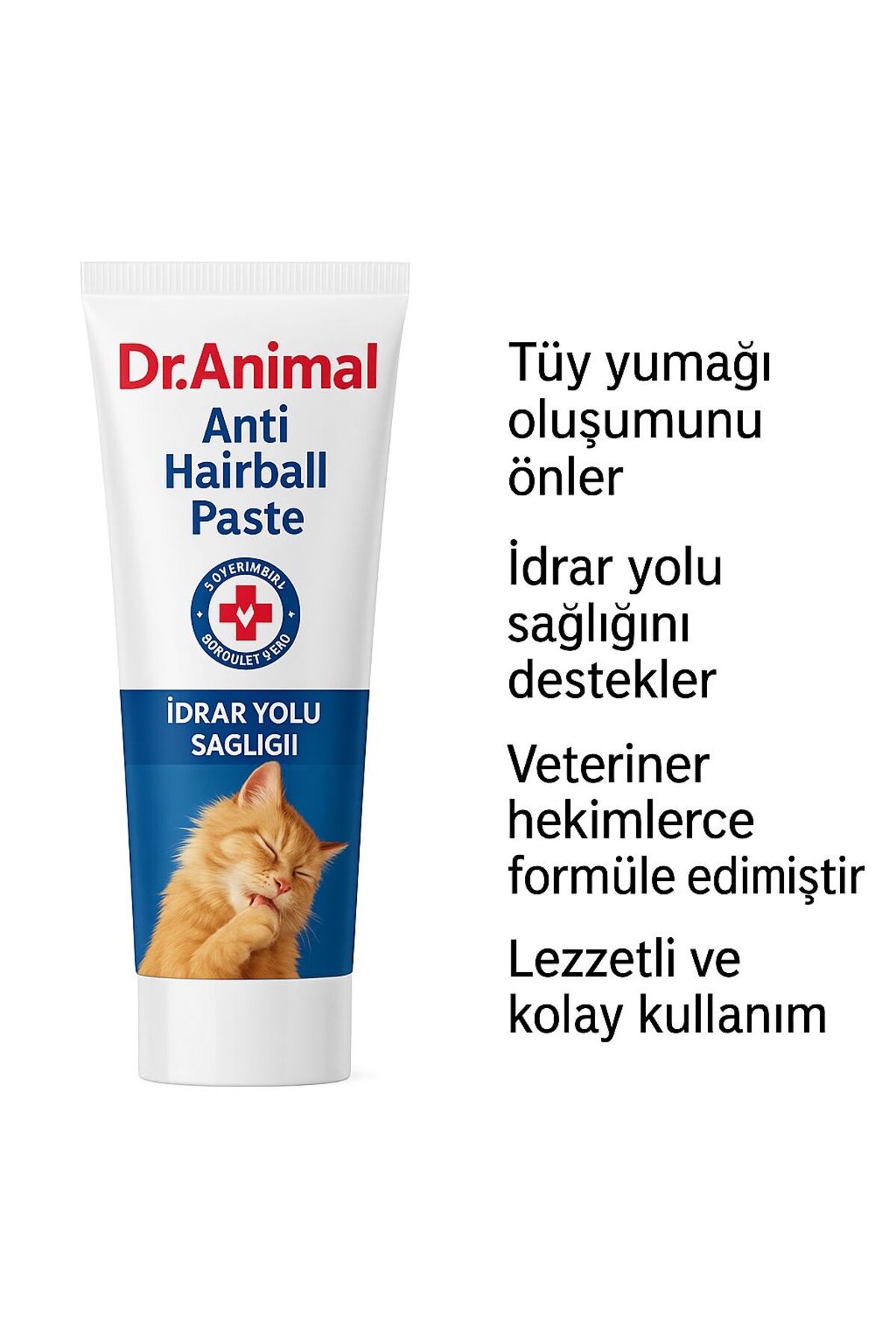 خمیر مکمل حمایتی ادراری گربه دکتر انیمال Dr. Animal، ۷۵ گرم