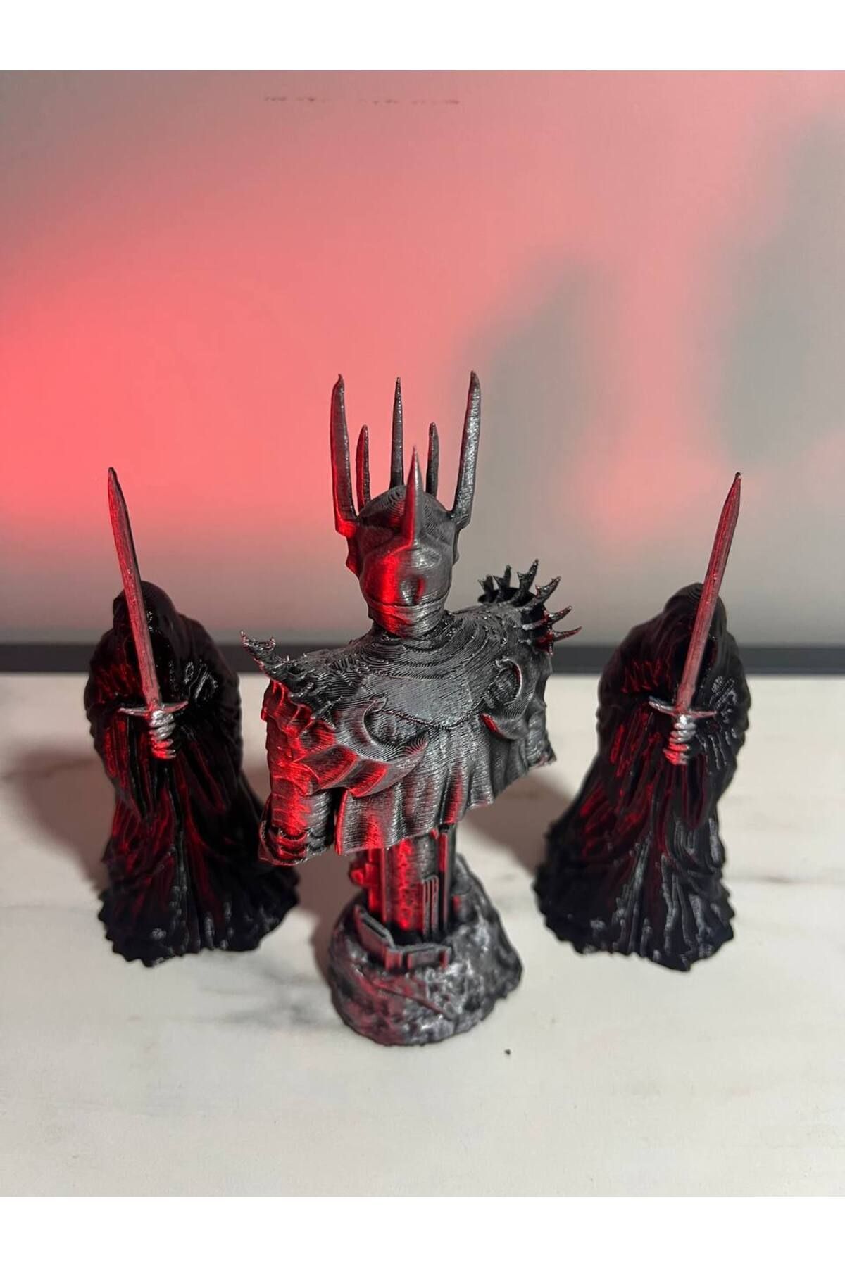 فیگور ست 3 تکه SAURON BUST و NAZGÛL | ارباب حلقه ها از ترکیه NOK KONSEPT