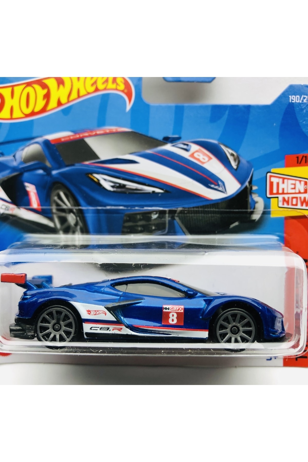 ماشین اسباب بازی CORVETTE NEW C8.R آبی مدل 1:64 SCALE HOTWHEELS برند 1 10 2022 HOT WHEELS