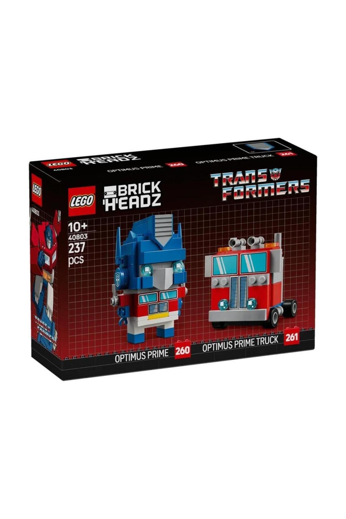 لگو و اسباب بازی های ساخت محور بوت پوتین وسیله نقلیه 40803 BRICKHEADZ OPTIMUS PRIME اورجینال LEGO