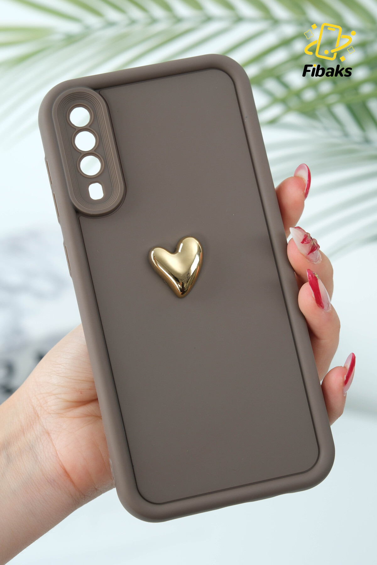کاور و قاب محافظ دوربین نرم با طرح قلب سه بعدی سامسونگ GALAXY A30S A50 فیبکس Fibaks