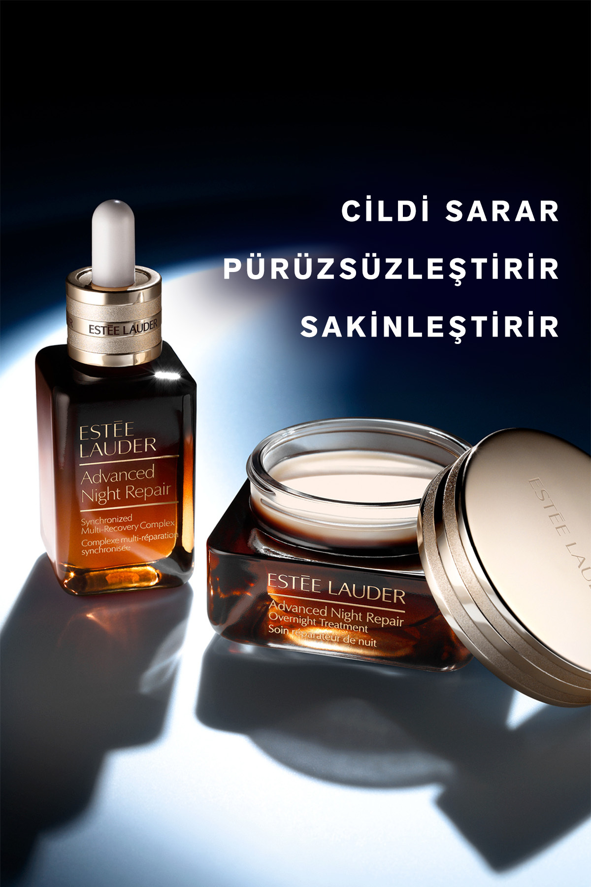 اثرات شبانه سه‌گانه مراقبت ADVANCED NIGHT REPAIR OVERNIGHT TREATMENT 65ML استی لادر Estee Lauder