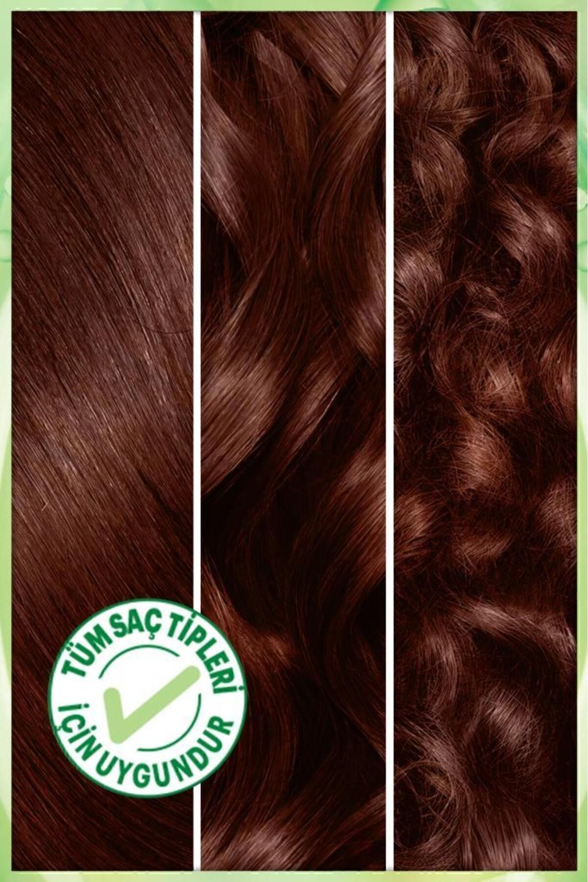Garnier رنگ مو کرم دائمی تغذیه‌کننده غنی‌کننده Nutrisse 4.5 قهوه‌ای قرمز