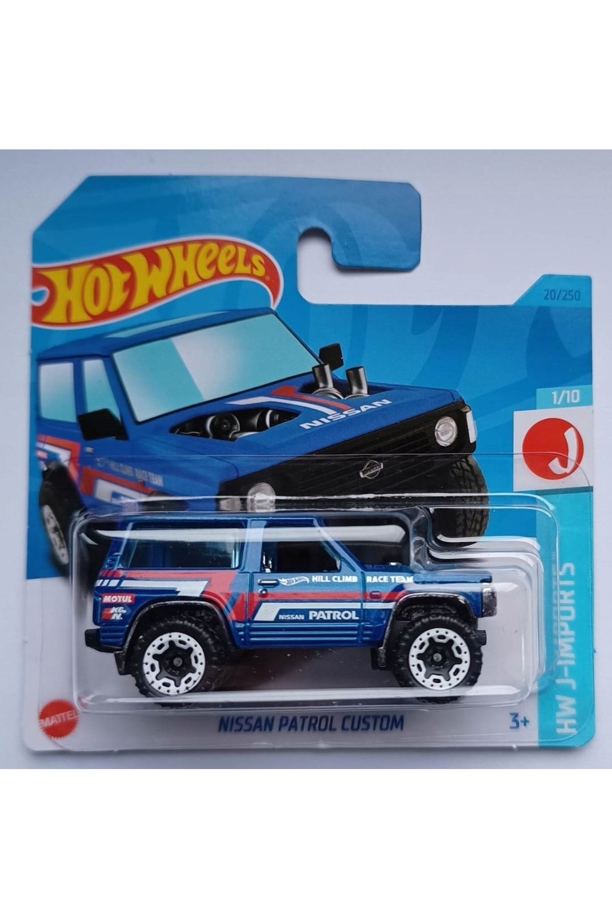 ماشین اسباب بازی اتومبیل های مجرد NISSAN PATROL CUSTOM HKK61 هات ویلز اورجینال HOT WHEELS