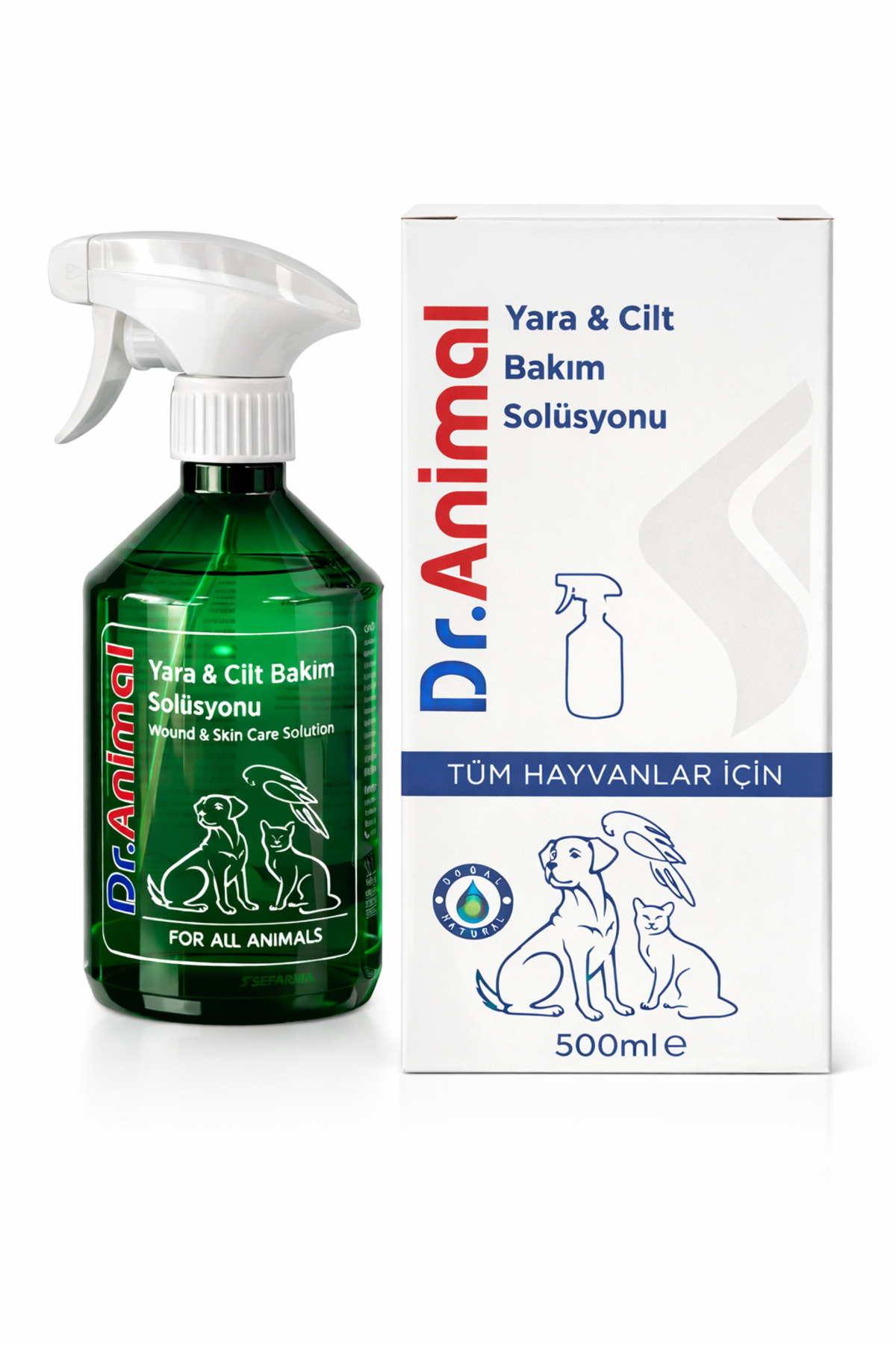 محلول مراقبت از زخم و پوست دکتر انیمال Dr. Animal، ۵۰۰ میلی‌لیتر