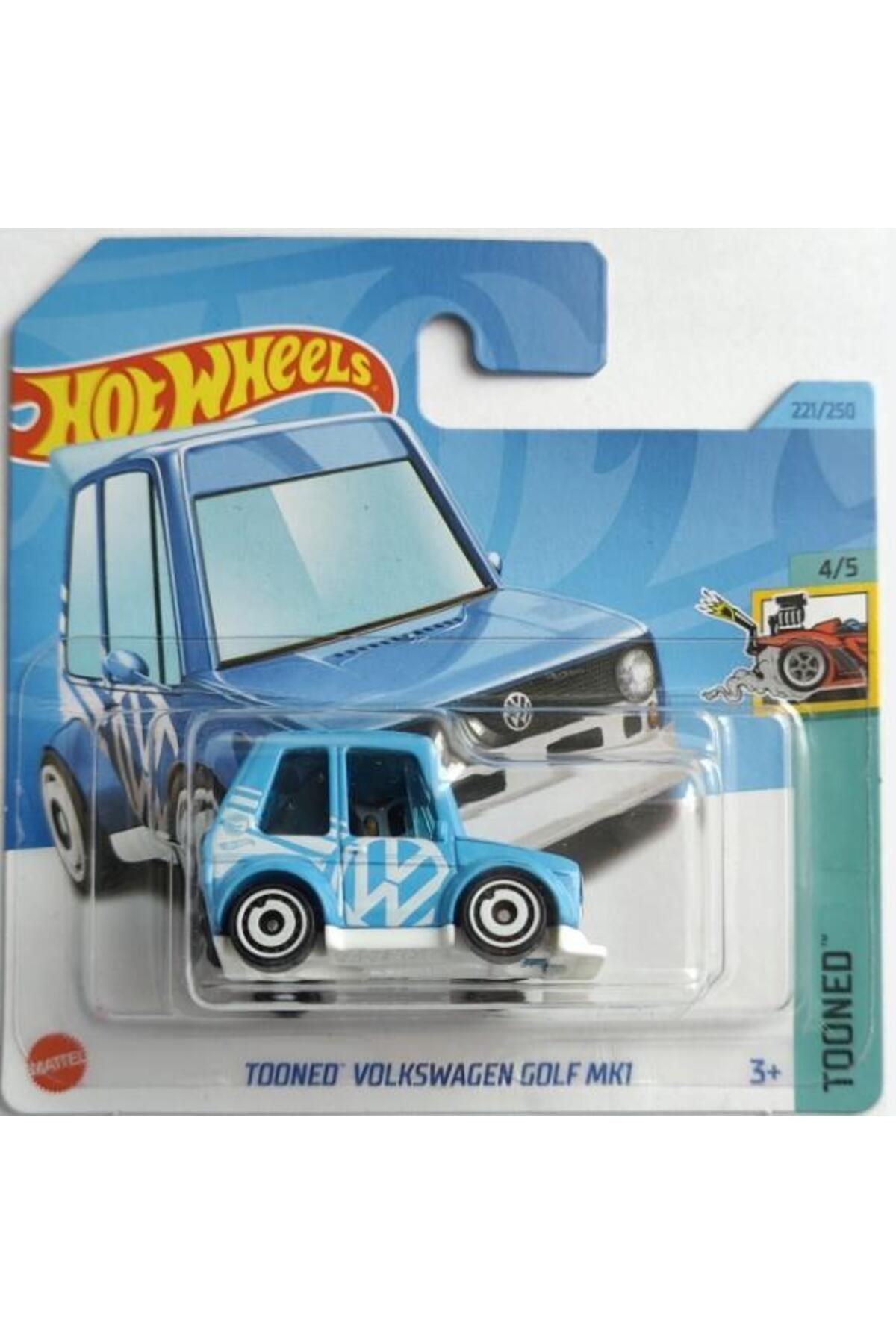 ماشین اسباب بازی اتومبیل های تک فولکس واگن گلف MK1 HKK96 هات ویلز اورجینال HOT WHEELS