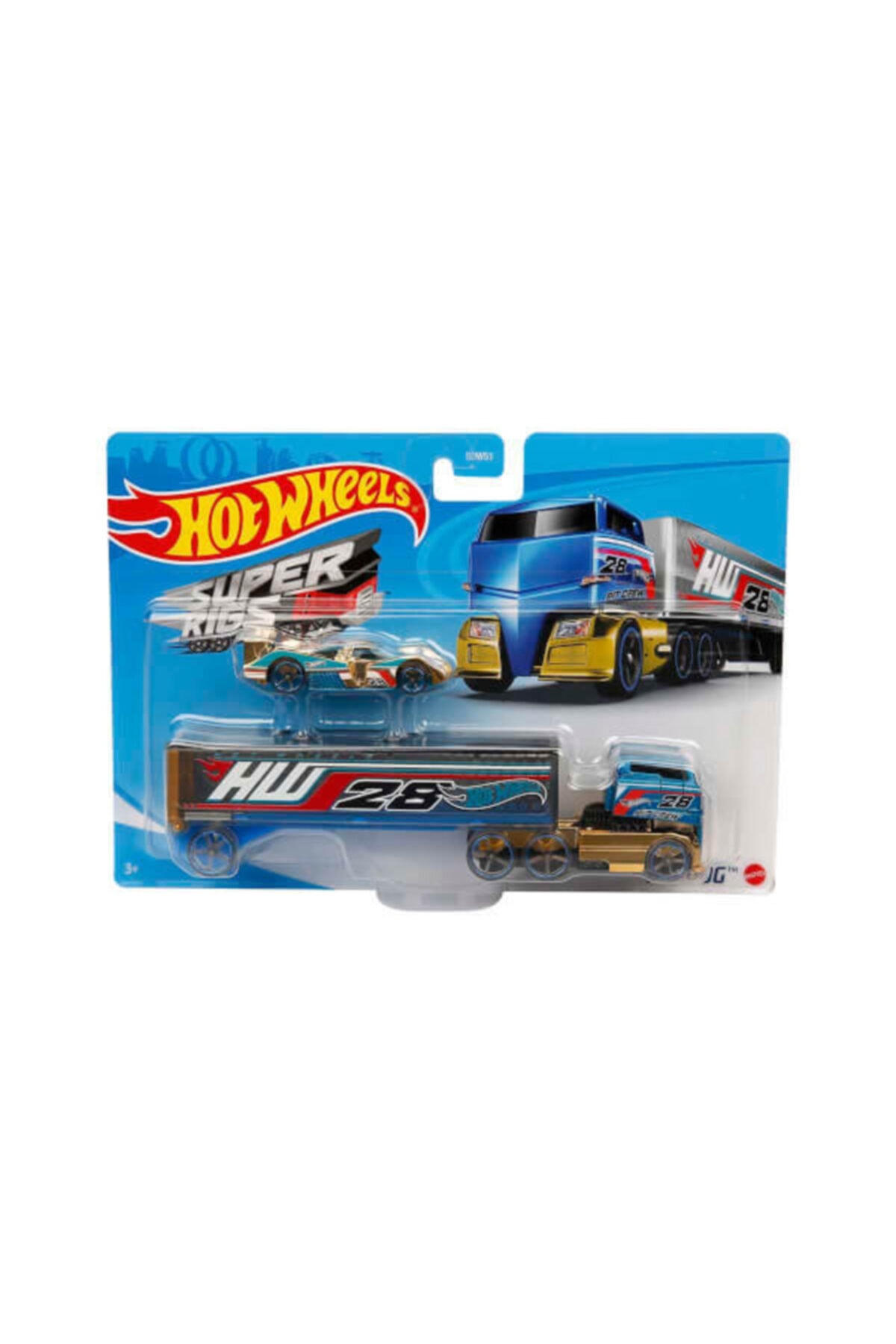 کامیون و ماشین آلات ساختمانی اسباب بازی TOY HOT WHEELS TRANSPORTER TRUCK BDW51 مخلوط مدل 1 قطعه از ترکیه HOT WHEELS