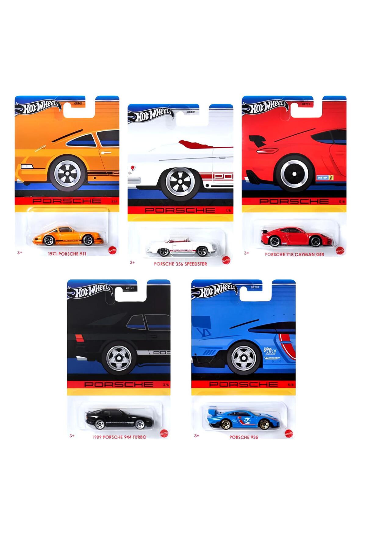 ماشین اسباب بازی مجموعه کارت بلند پورشه هات ویلز اورجینال HOT WHEELS