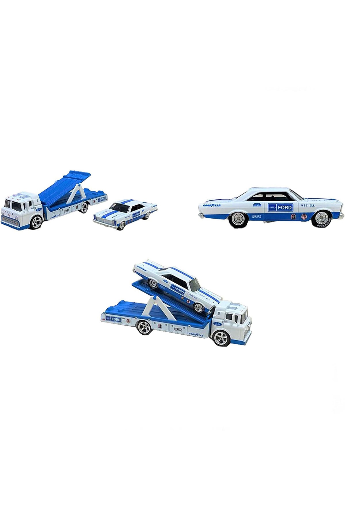 مدل خودرو TEAM TRANSPORT PREMIUM 65 FORD GALAXIE C 800 اورجینال HOT WHEELS