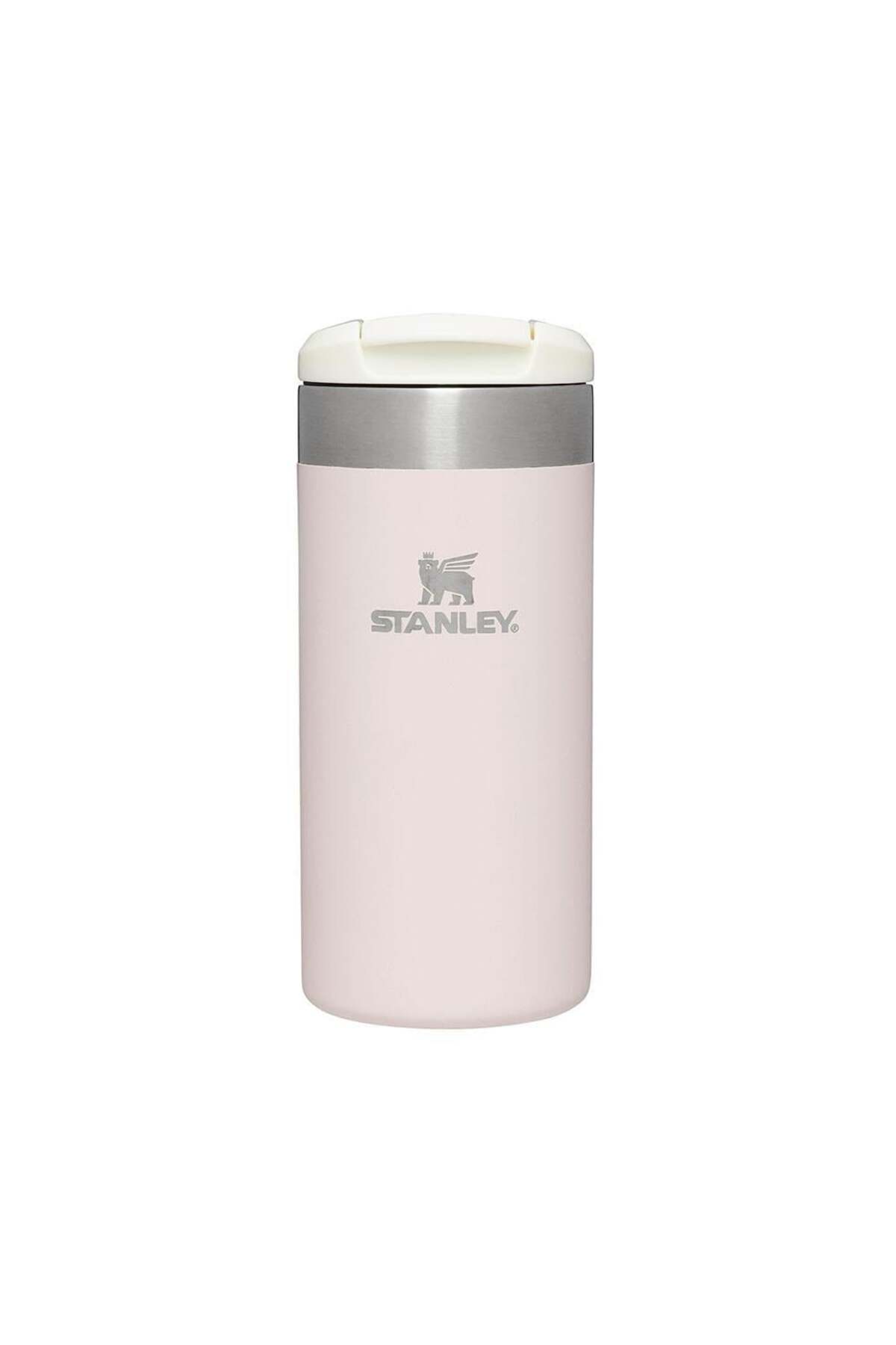 فلاسک لیوان یونیسکس PINK THE AEROLIGHT TRANSIT 0.35 لیتری قمقمه فلزی رز کوارتز 12 اونس 10 10788 0 اورجینال Stanley