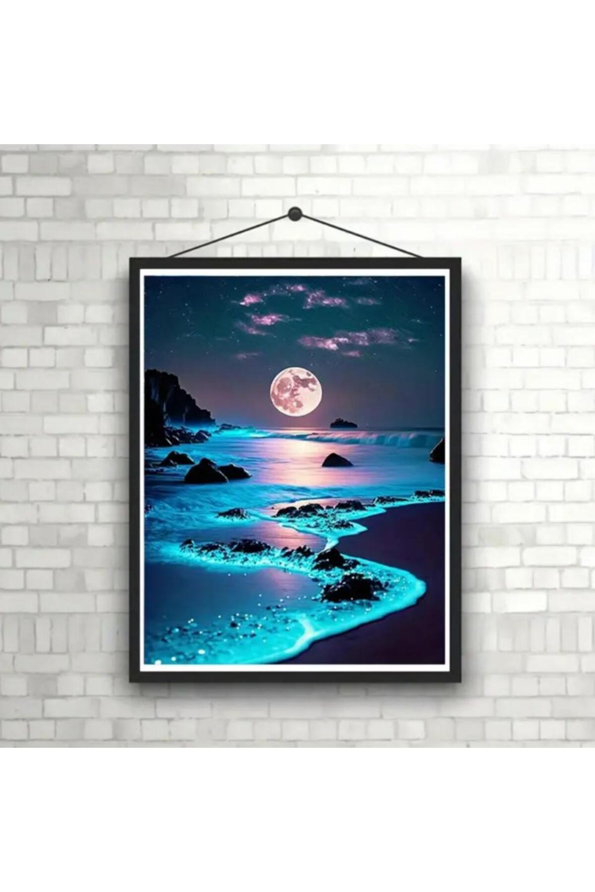 پازل کیت ملیله موزاییک پردازش سنگ مهره الماس 5D STONE 50X40CM GC89252 OZN AKSESUAR
