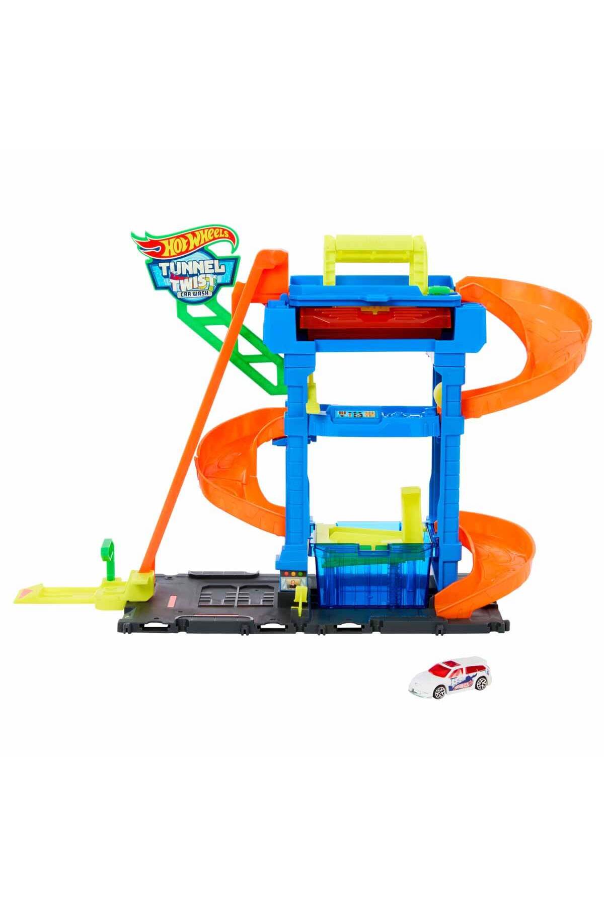 ست بازی مجموعه CAR WASH HTN80 هات ویلز اورجینال HOT WHEELS