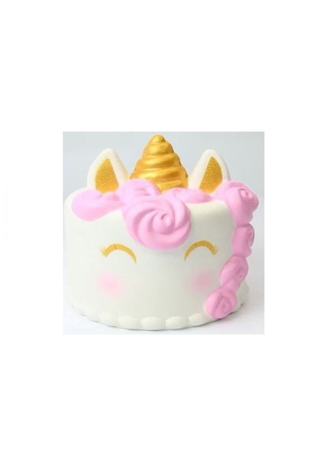 فیگور کیک تکشاخ رنگارنگ سوکوشی اسباب بازی آهسته 11 سانتی متری از ترکیه Squishy