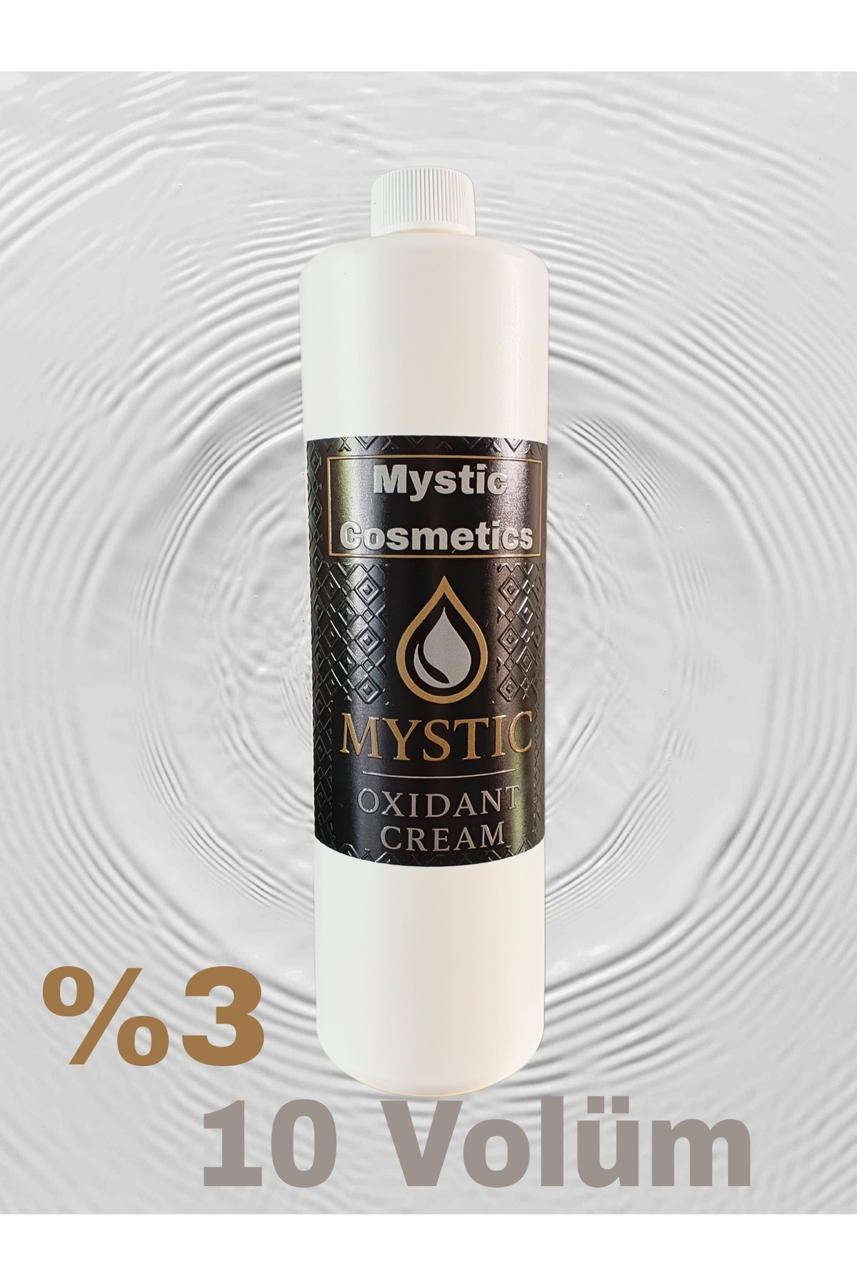 اکسیدان کرمی حرفه‌ای میستیک Mystic، حجم ۱۰۰۰ میلی‌لیتر، ۱۰ ولوم (۳٪) با ست اجرای رنگ مو هدیه
