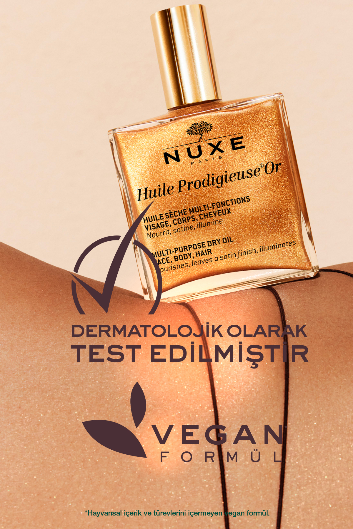 Nuxe روغن خشک چشمگیر طلایی 100 میلی لیتر