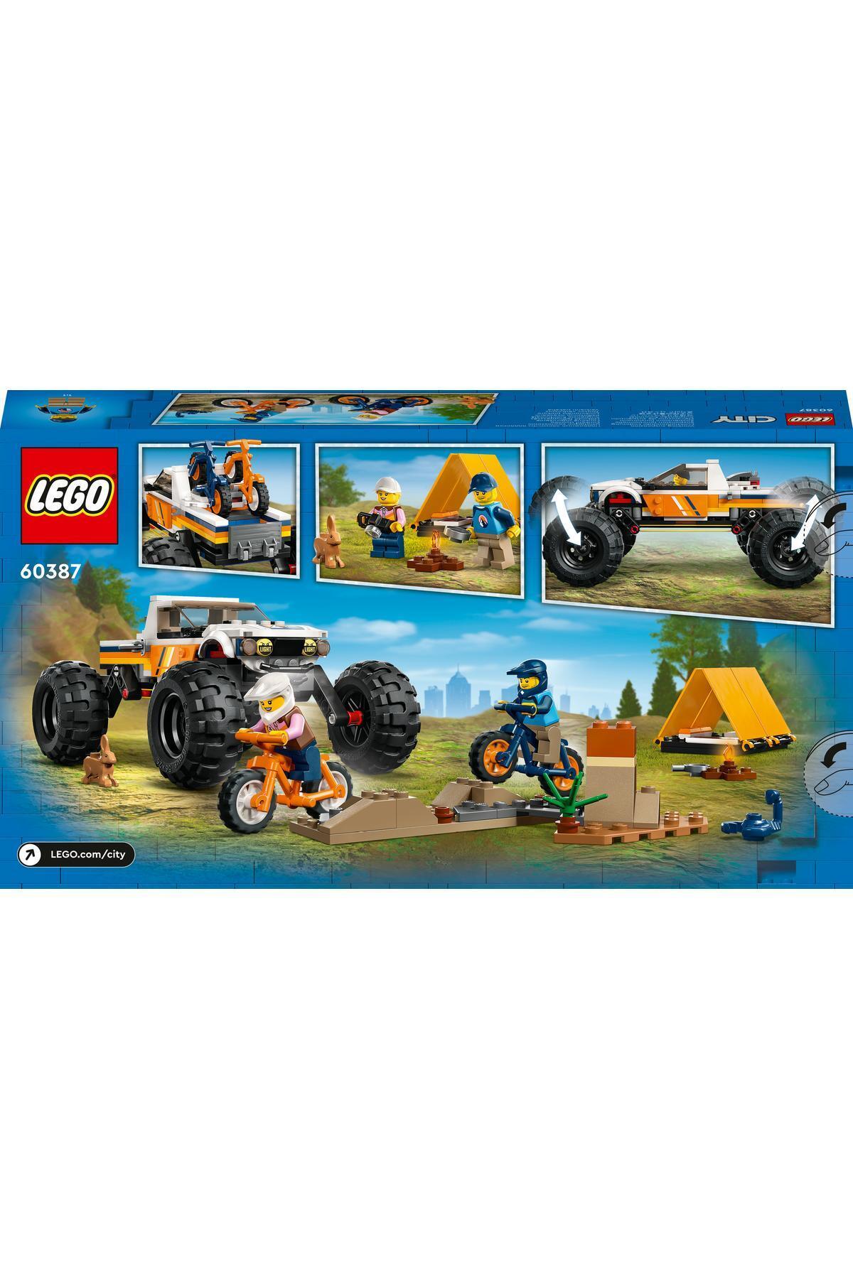 لگو ® شهر 4X4 ماجراهای زمینی 60387 ساز برای کودکان 6 ساله بالاتر اورجینال LEGO