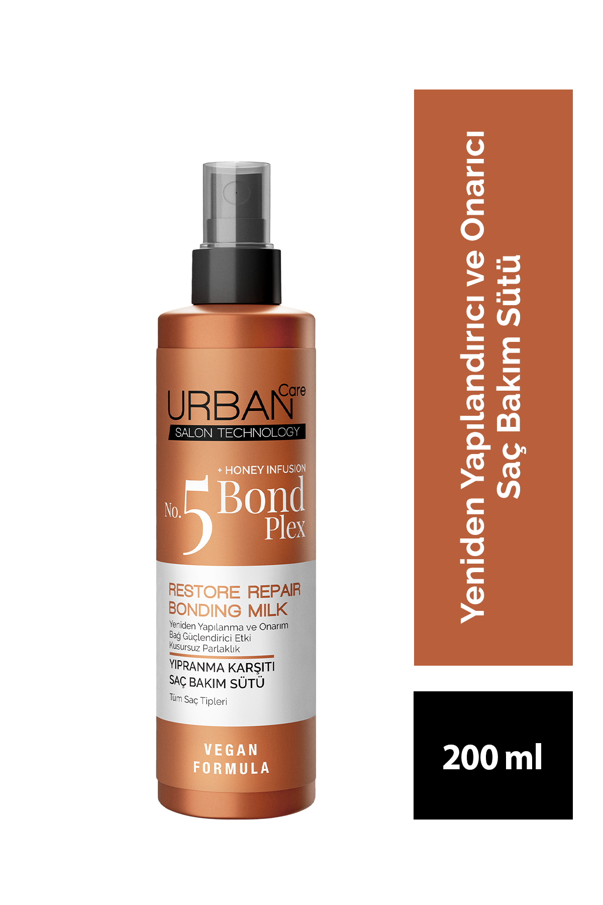 نرم کننده مو شماره 5 BOND PLEX RESTORE REPAIR ANTI WEAR HAIR CARE MILK 200 ML VEGAN Urban Care