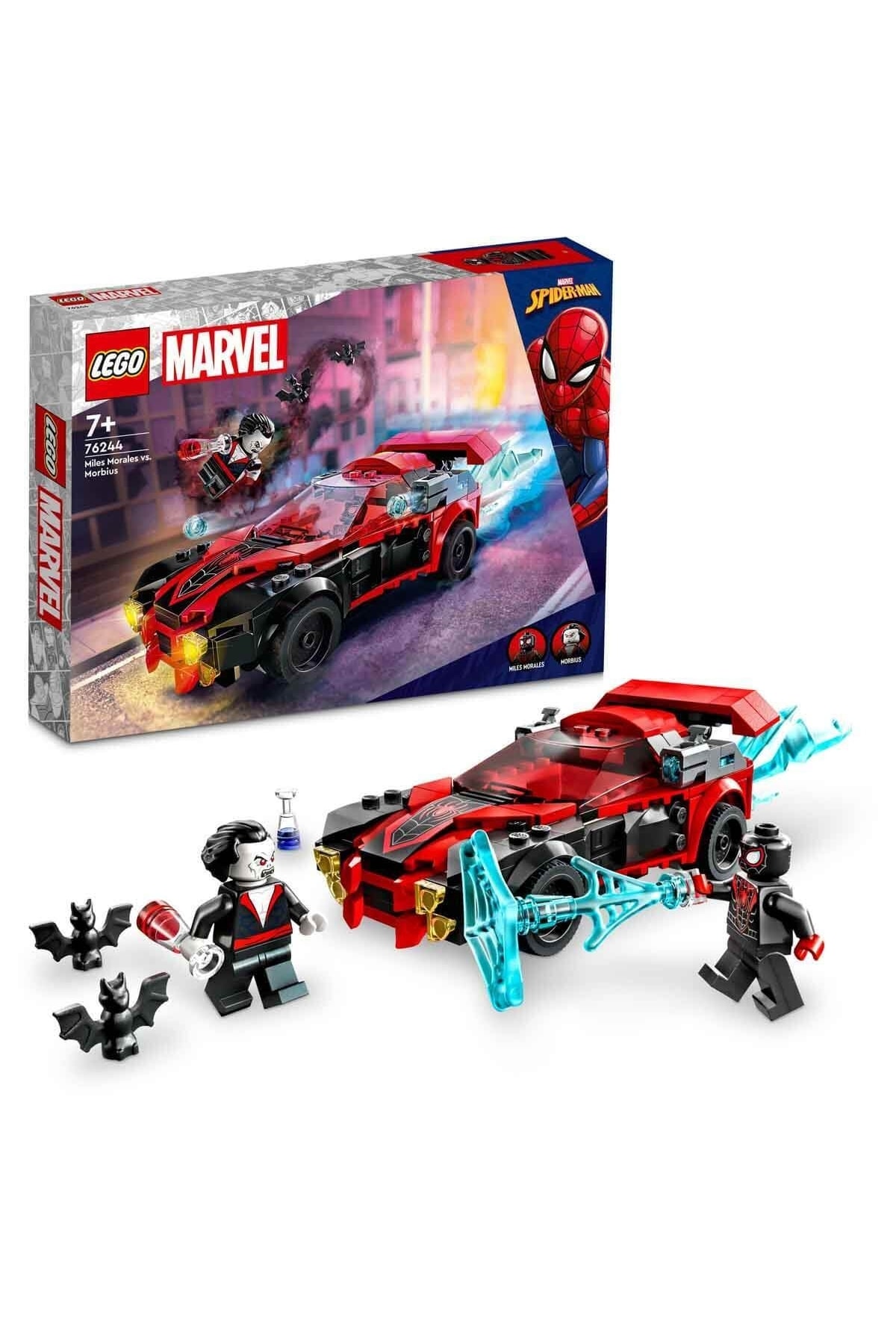 لگو و اسباب بازی های ساخت محور مایلز مورالس در مقابل موربیوس 76244 اورجینال LEGO