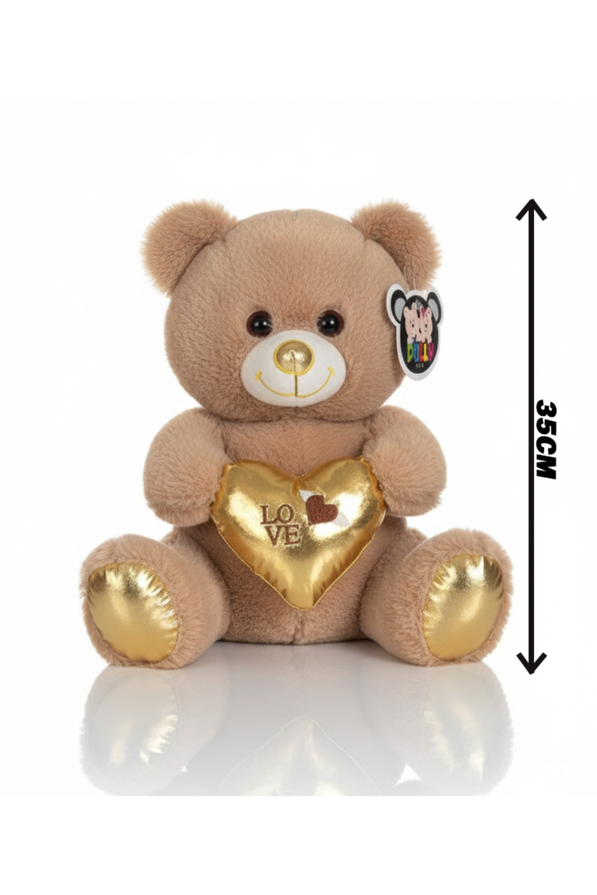 اسباب بازی های پشمی خرس عروسکی CUTE SHINY SERIES 35CM & COLLECTION POLLYTOYS PELÜŞ OYUNCAKTA DÜNYA MARKASI