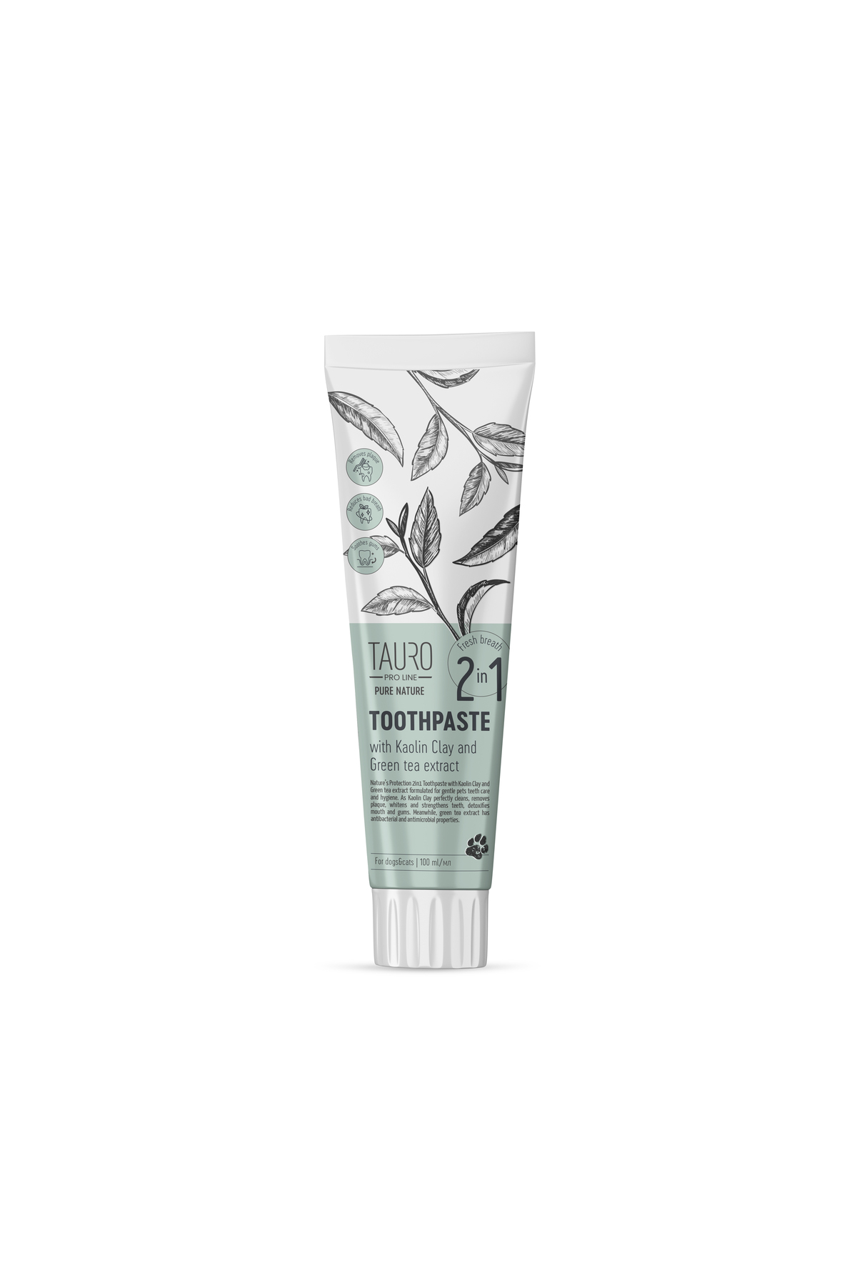 خمیردندان سگ و گربه تاورو پرولاین Tauro Proline Pure Nature، ۱۰۰ میلی‌لیتر