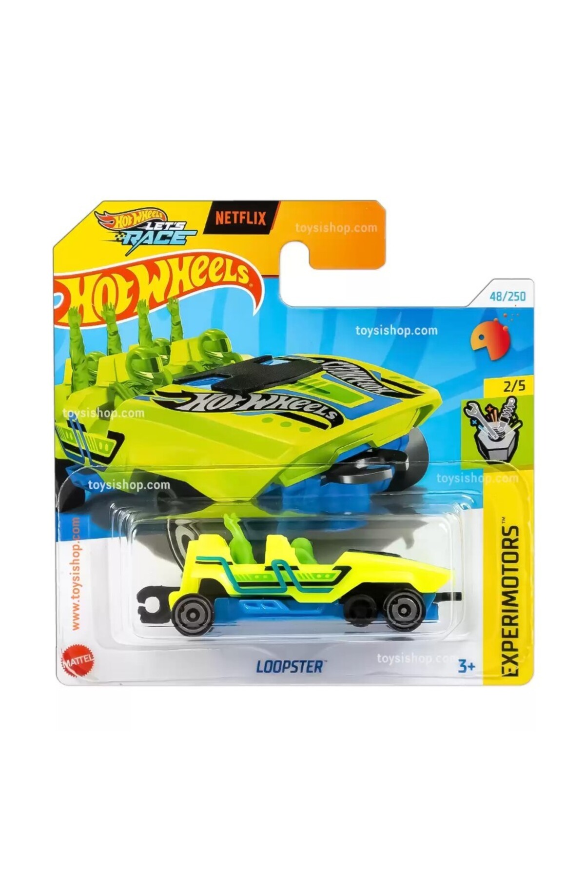 ماشین اسباب بازی SINGES LOOPSTER هات ویلز اورجینال HOT WHEELS