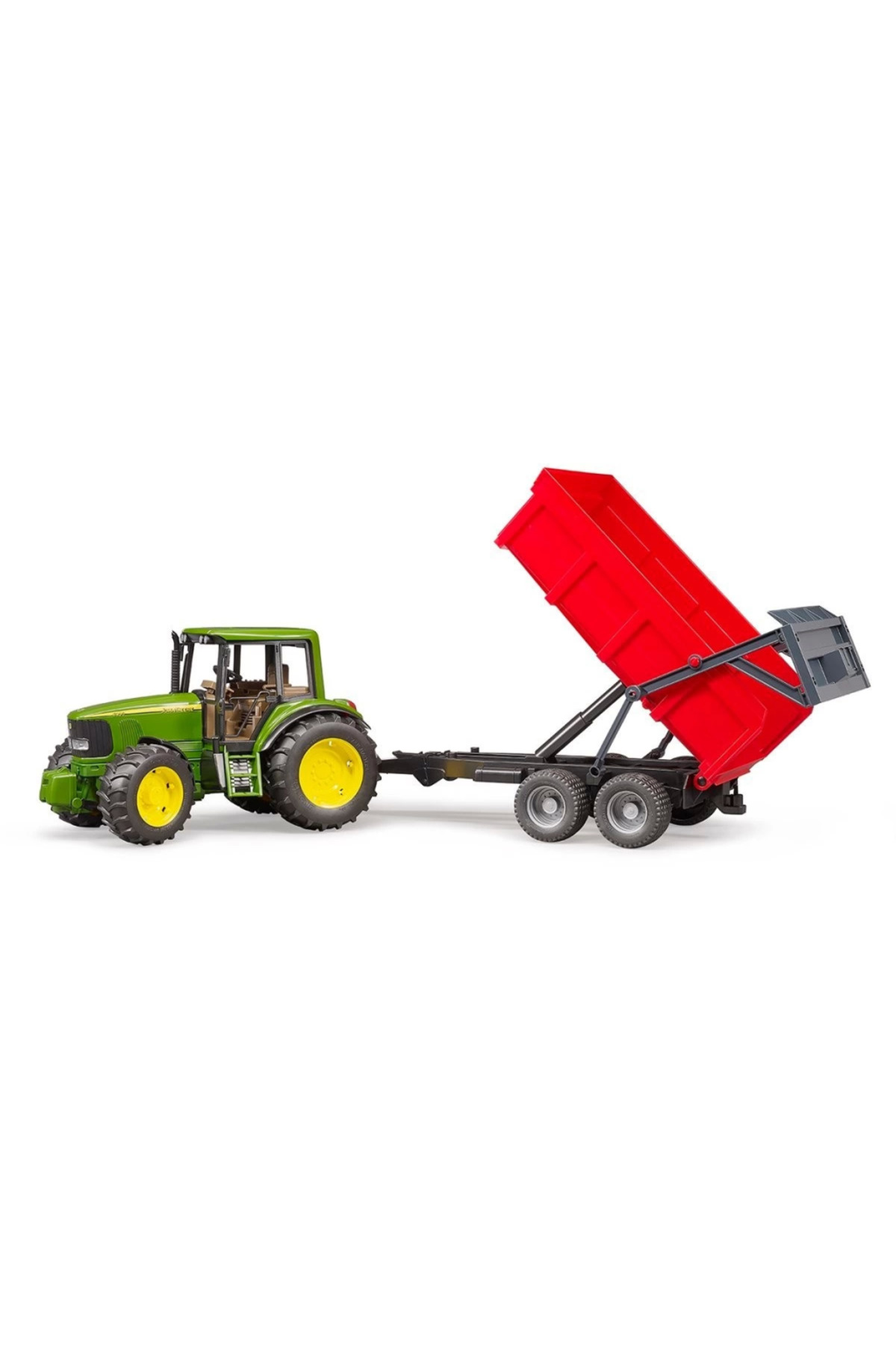 مدل خودرو JOHN DEERE 6920 TRACTOR AND RED TRAILER اورجینال NW NessiWorld