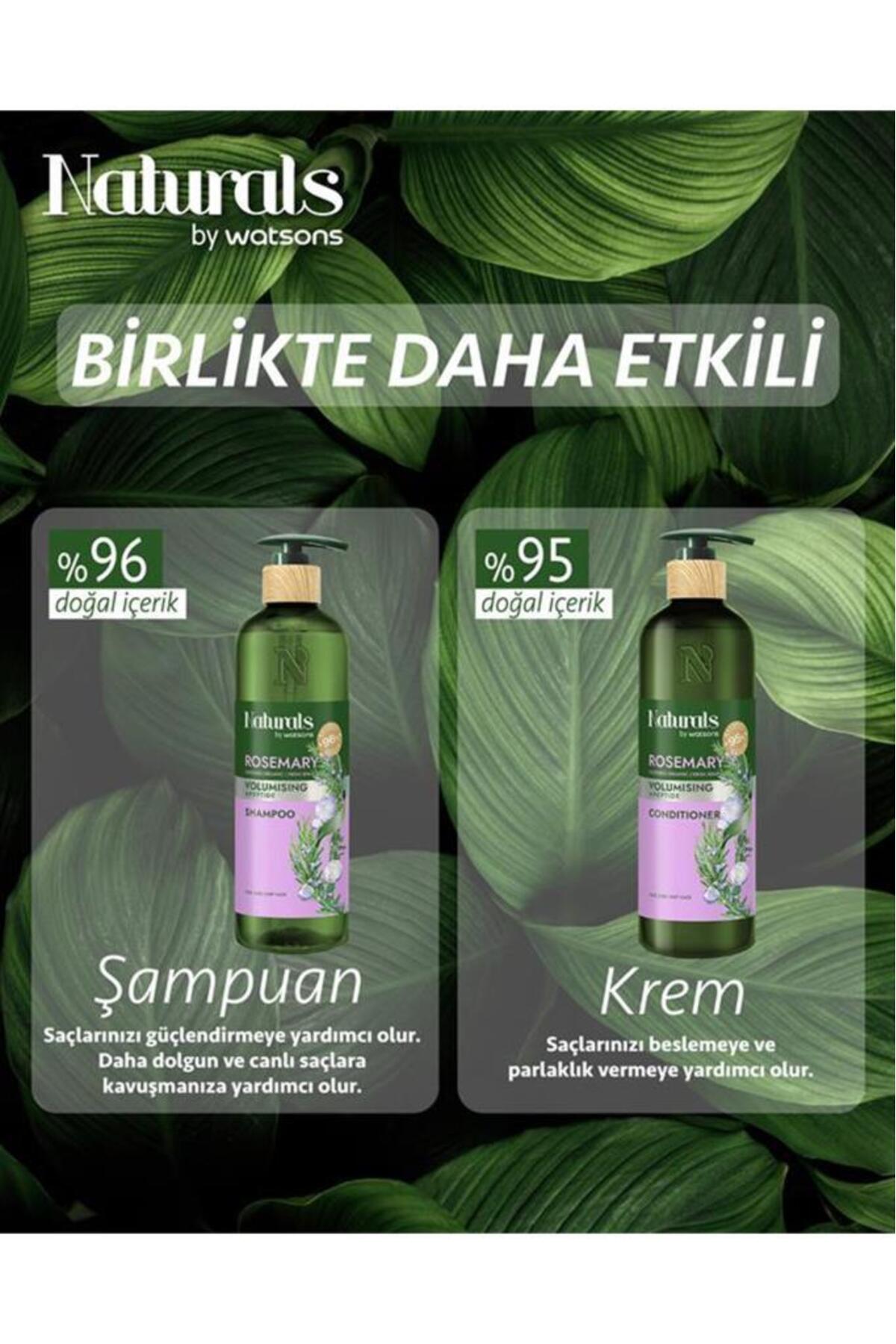 شامپو رزماری 490 میلی لیتری مناسب برای همه جنسیت ها Naturals By Watsons
