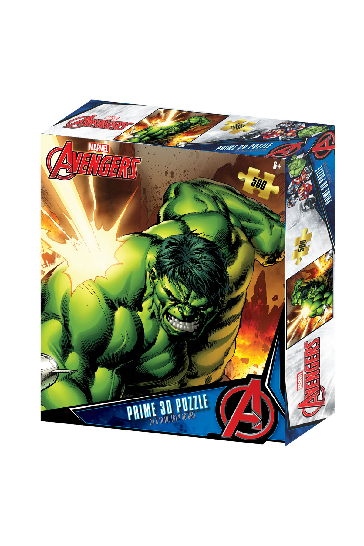 پازل AVENGERS THE HULK 500 PIECE ADULT PUZZLE 32672 از ترکیه Prime 3D