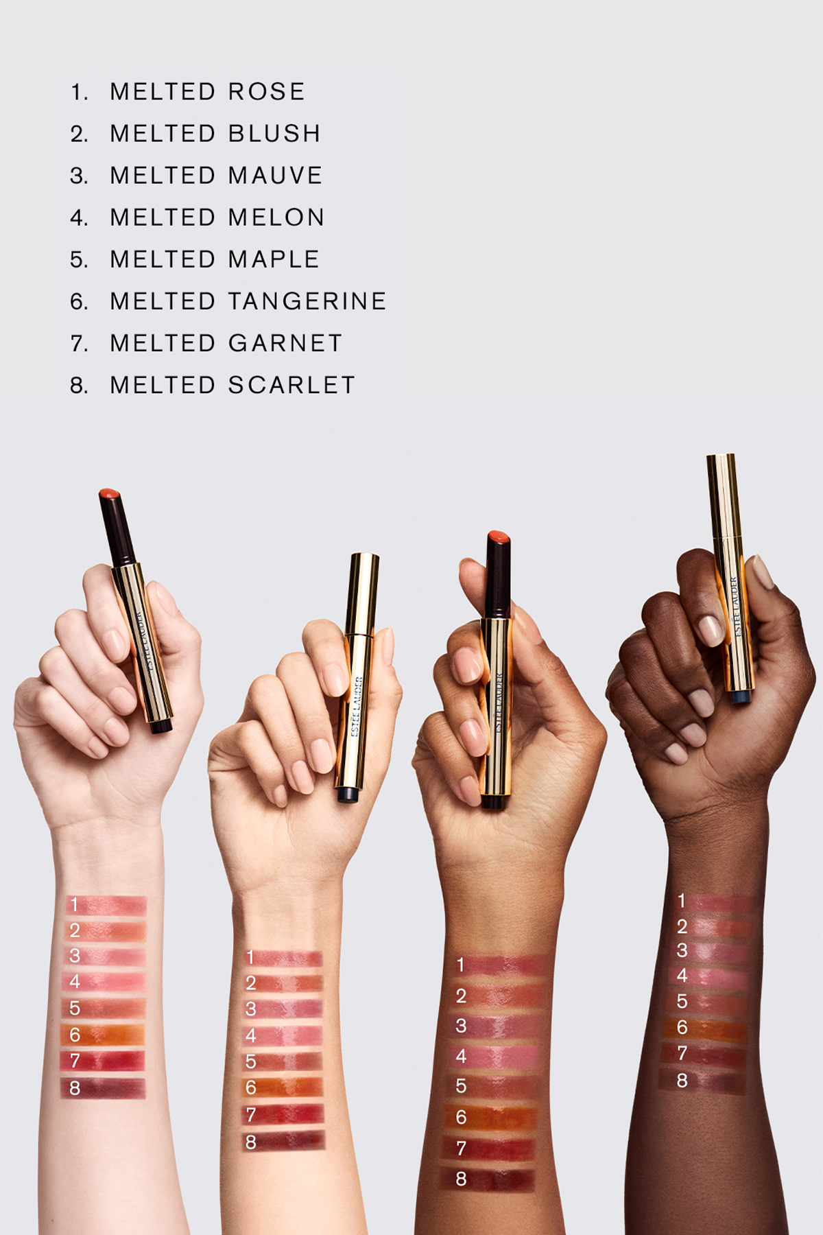 رژ لب ذوب رنگ خالص ON TRINKER مؤثر GLOSTICK DOLGIZER رنگ: 156 گل رز شده Estee Lauder