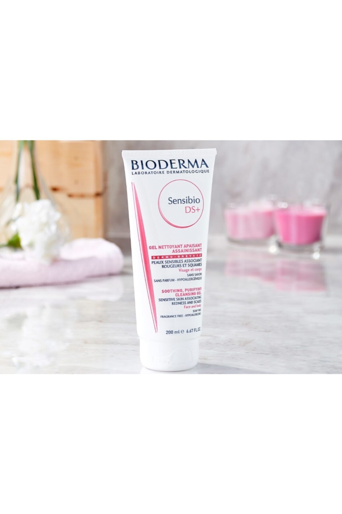 Bioderma ژل تخمیری Sensibio DS+ 200 میلی لیتر