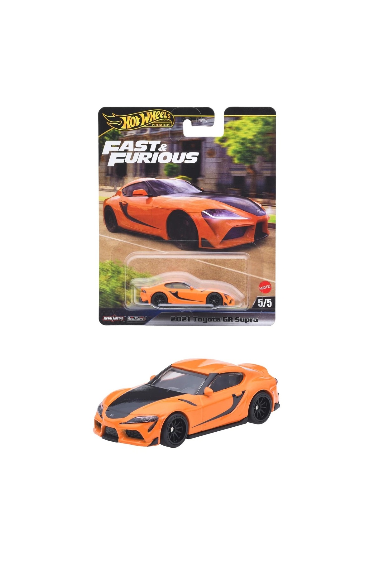 ماشین اسباب بازی مدل خودروی پرمیوم سریع و خشن تویوتا GR سوپرا 1:64 فلزی 2021 از ترکیه HOT WHEELS