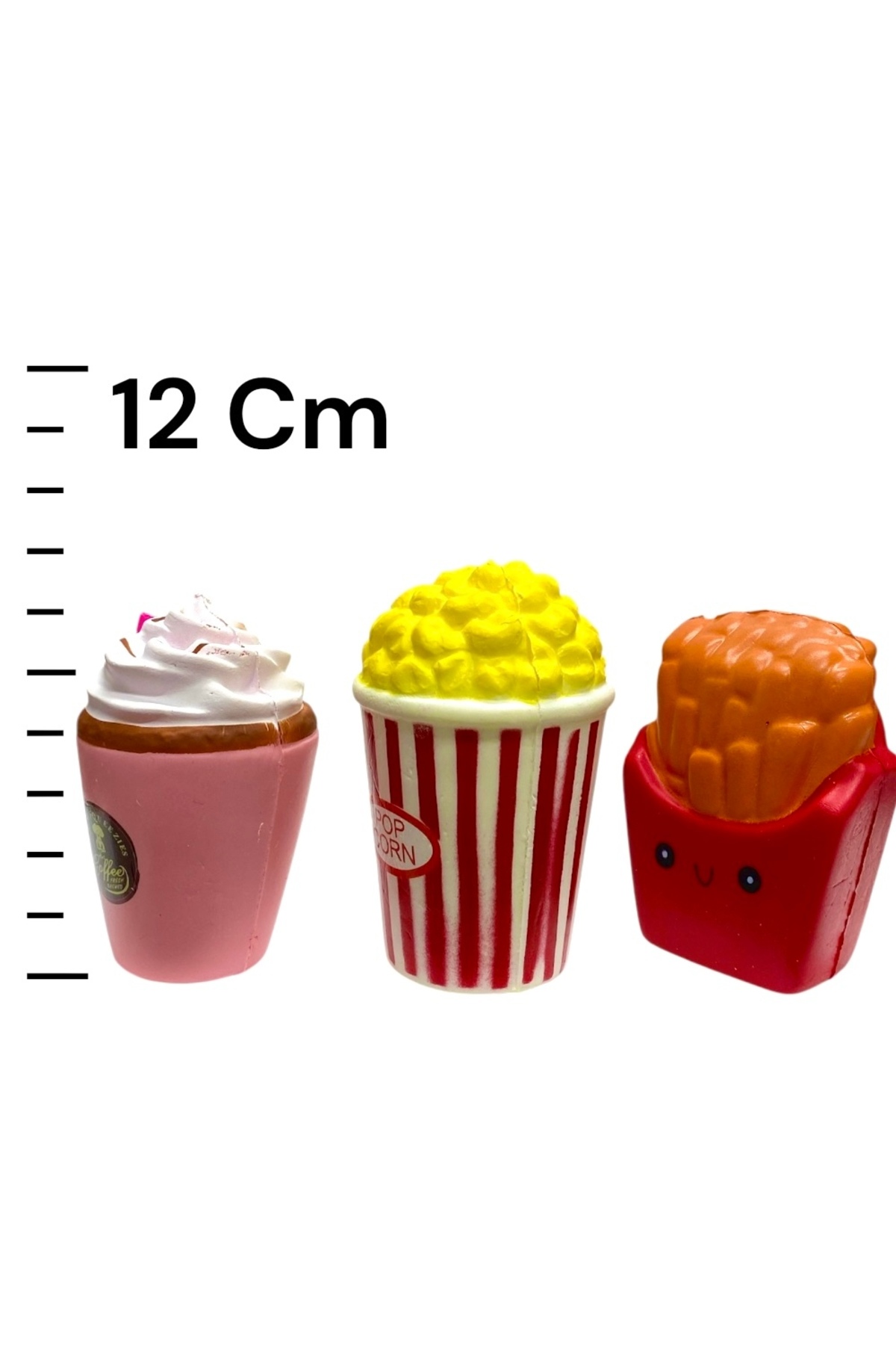 اسباب بازی های فیگور دیگر SQUISHY LARGE 3 PIECES TOY SUKUSHI 12CM Buldum