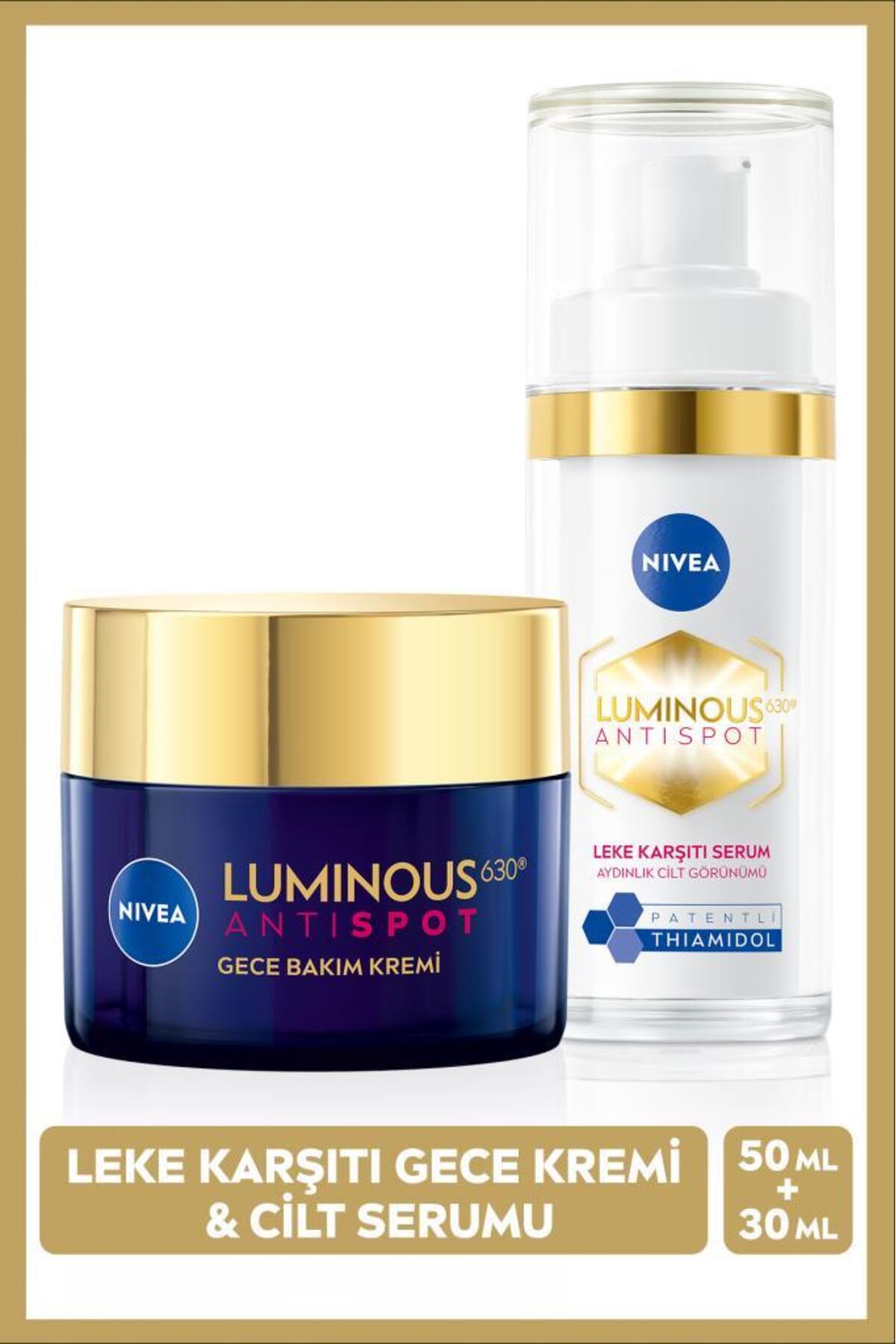 NIVEA جوشانده630 سرم ضد لک 30 میلی لیتر و کرم ضد لک صورت جوشانده630 50 میلی لیتر