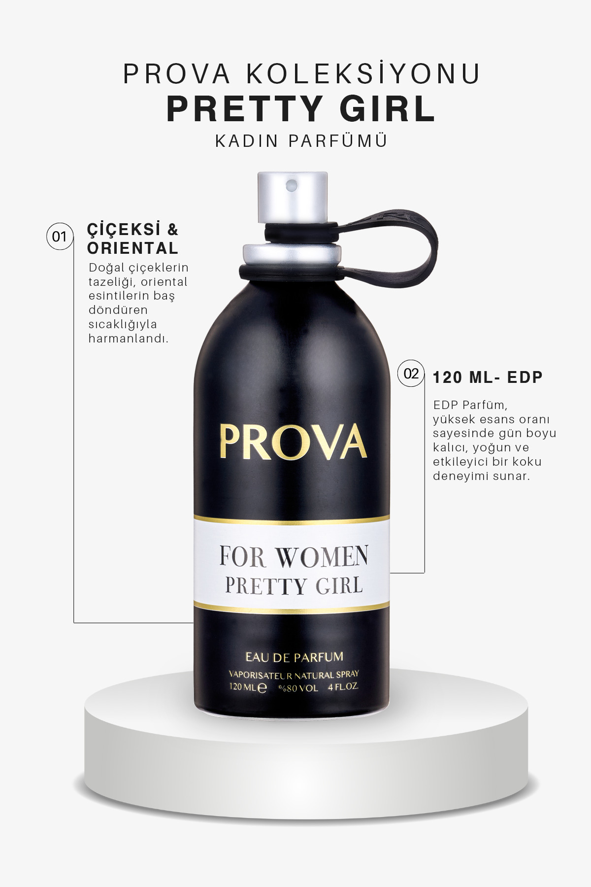 Prova عطر زنانه Pretty Girl ادوپرفیوم Floral 120 میلی لیتر